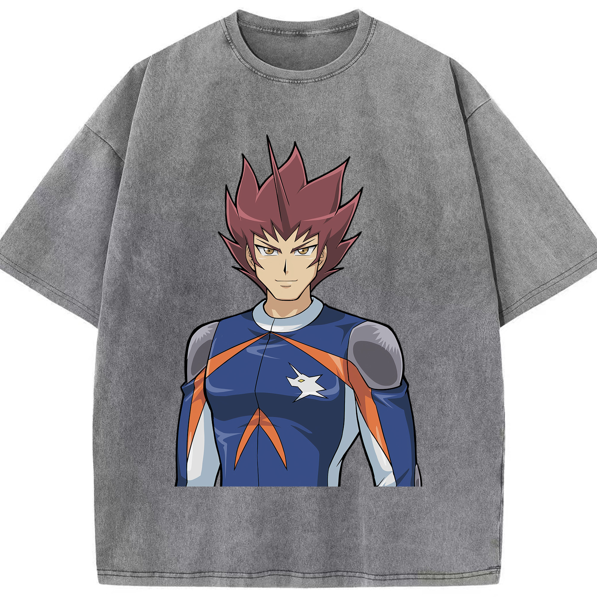 （画像用） 遊☆戯☆王 Yu-Gi-Oh! 綿100% ヴィンテージ風 半袖Tシャツ（フロントプリント）