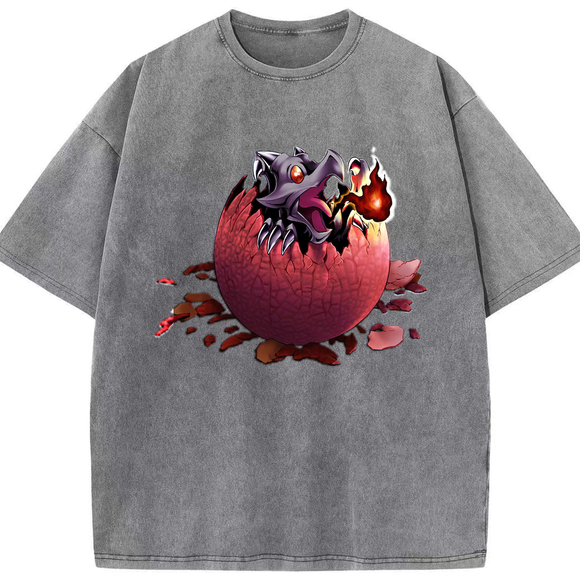 （画像用） 遊☆戯☆王 Yu-Gi-Oh! 綿100% ヴィンテージ風 半袖Tシャツ（フロントプリント）