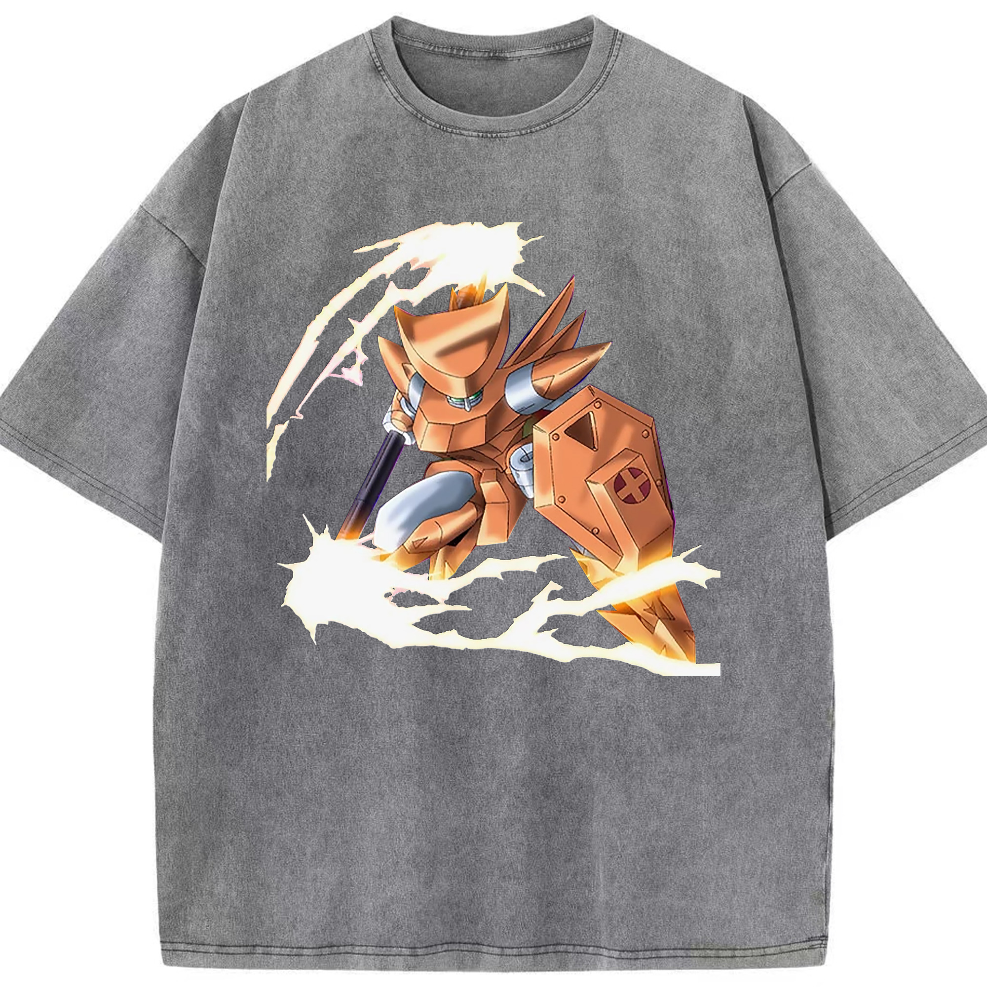 （画像用） 遊☆戯☆王 Yu-Gi-Oh! 綿100% ヴィンテージ風 半袖Tシャツ（フロントプリント）