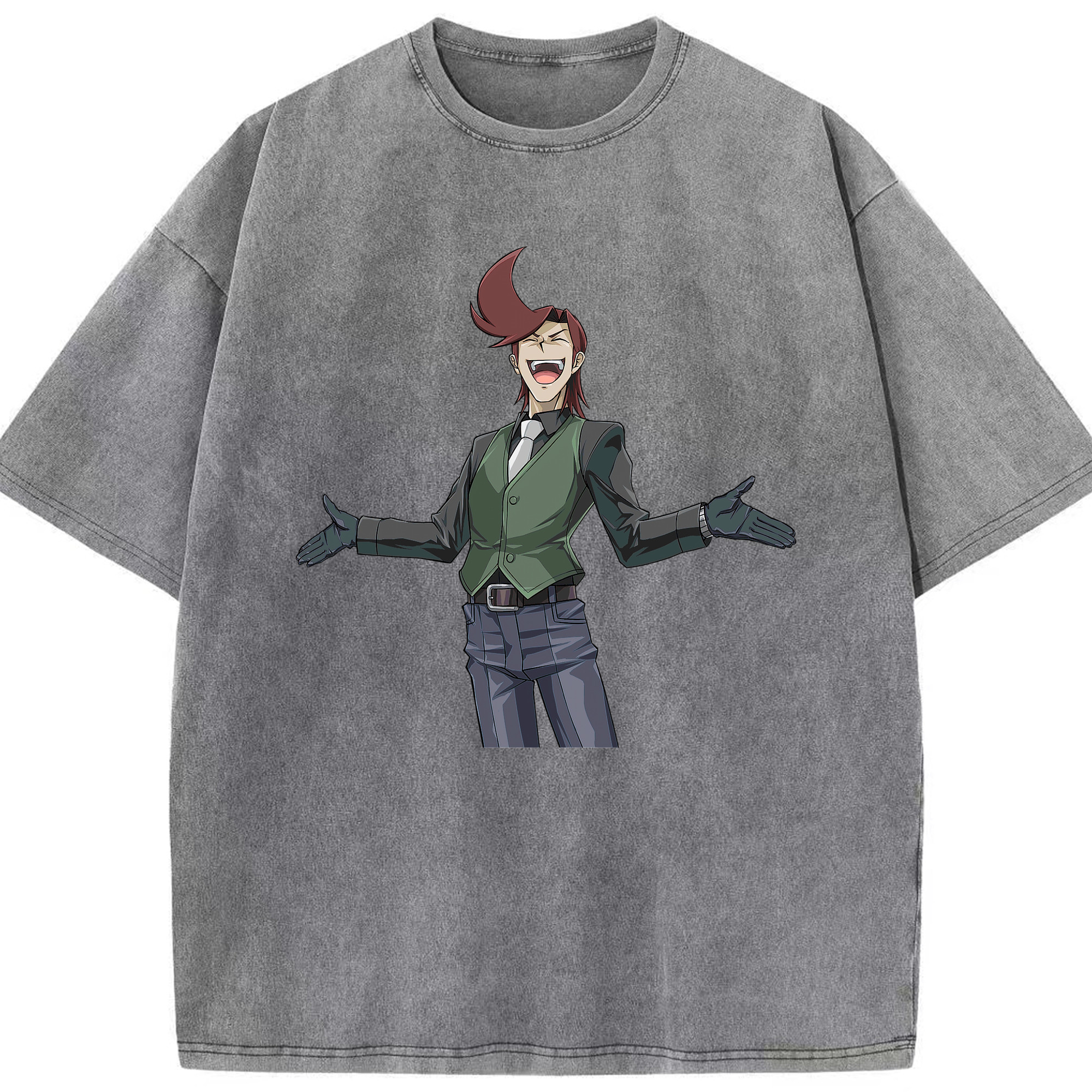 （画像用） 遊☆戯☆王 Yu-Gi-Oh! 綿100% ヴィンテージ風 半袖Tシャツ（フロントプリント）