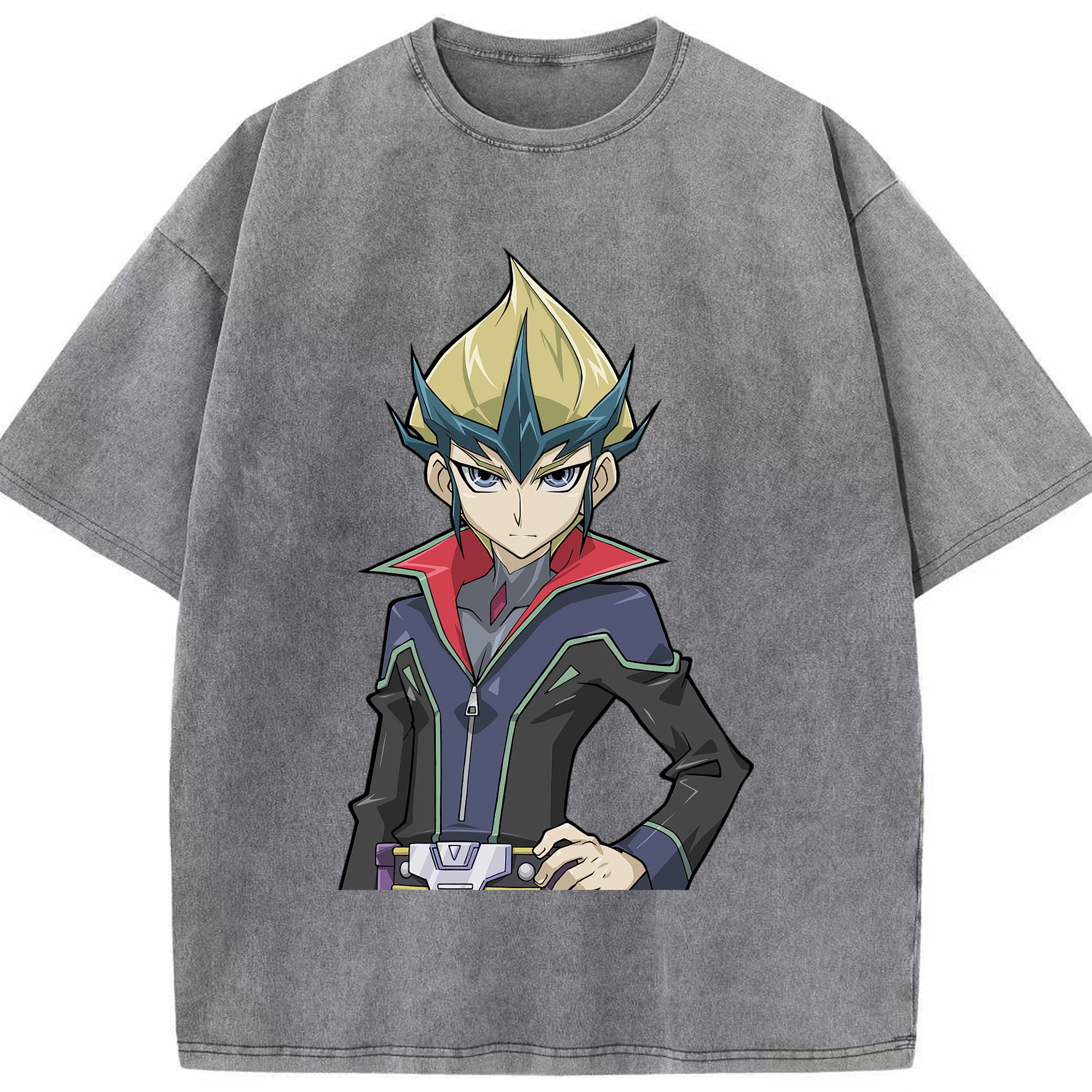 （画像用） 遊☆戯☆王 Yu-Gi-Oh! 綿100% ヴィンテージ風 半袖Tシャツ（フロントプリント）