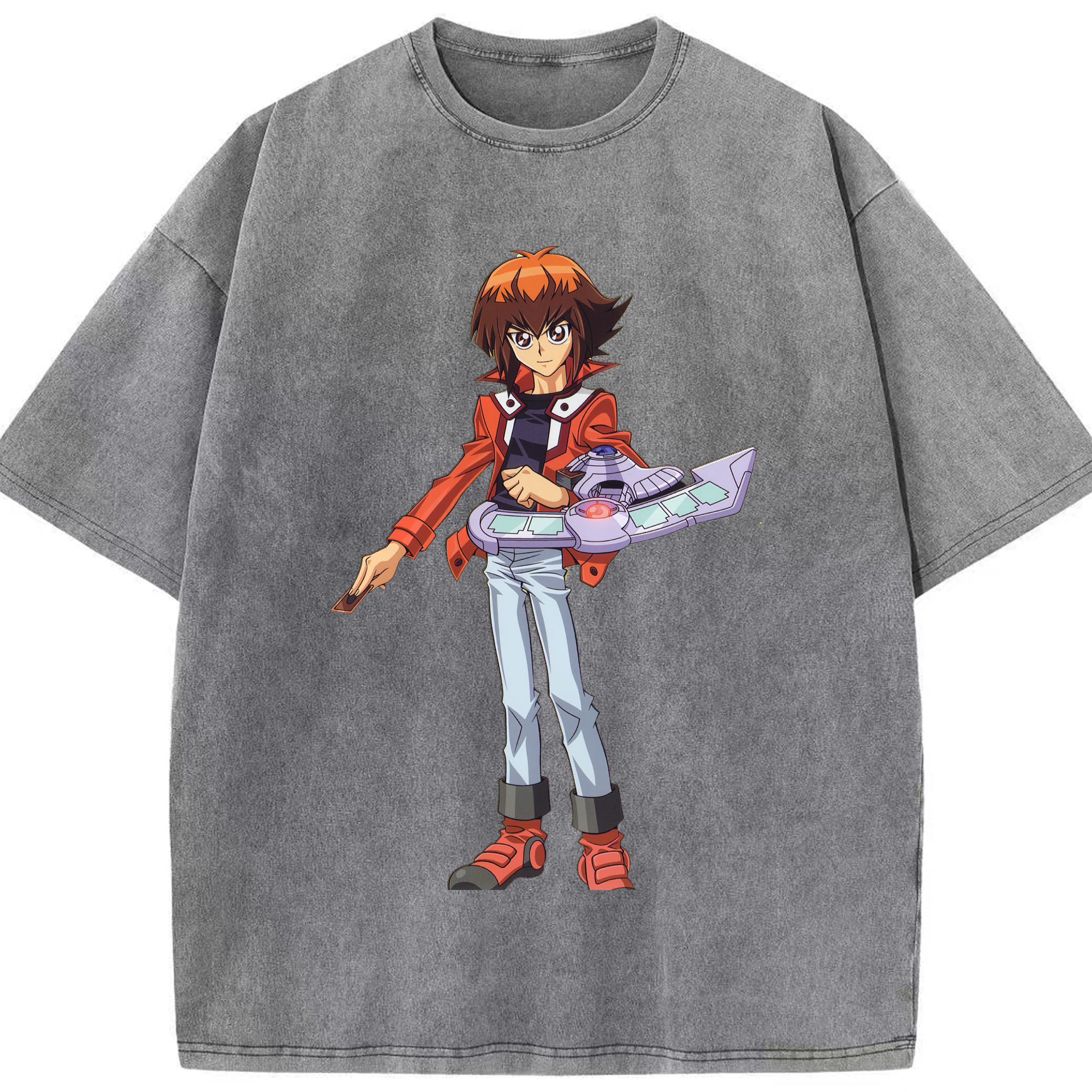 （画像用） 遊☆戯☆王 Yu-Gi-Oh! 綿100% ヴィンテージ風 半袖Tシャツ（フロントプリント）