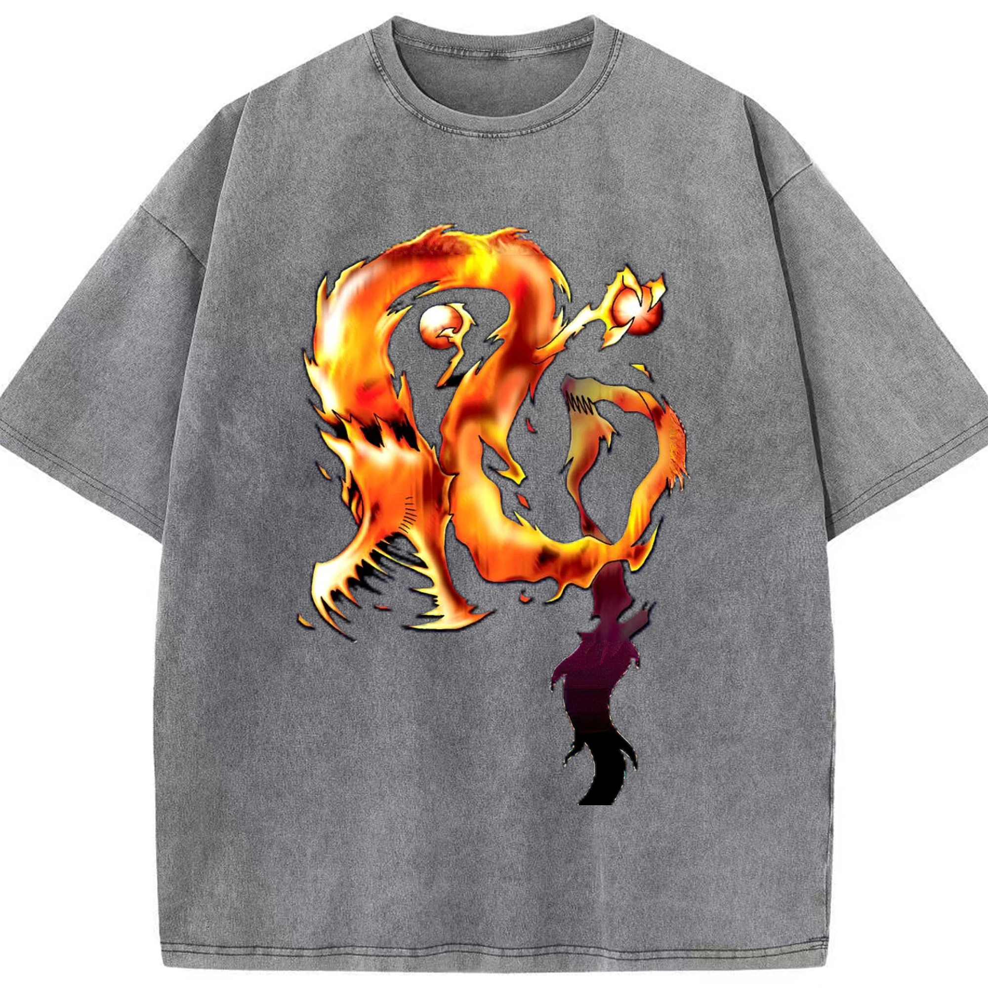 （画像用） 遊☆戯☆王 Yu-Gi-Oh! 綿100% ヴィンテージ風 半袖Tシャツ（フロントプリント）
