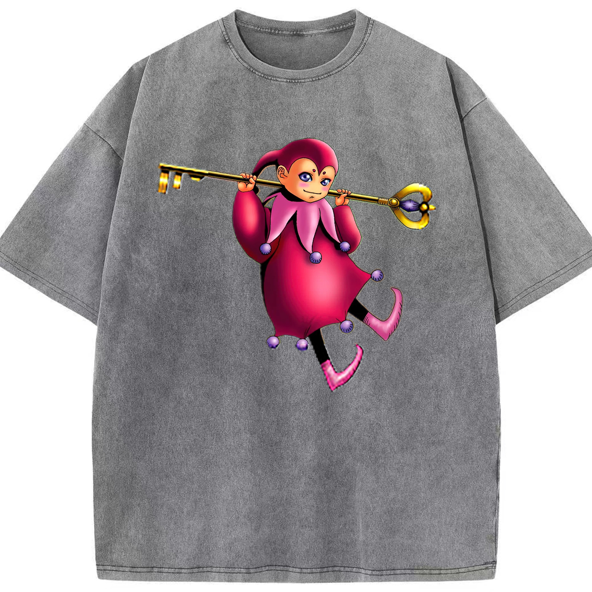 （画像用） 遊☆戯☆王 Yu-Gi-Oh! 綿100% ヴィンテージ風 半袖Tシャツ（フロントプリント）