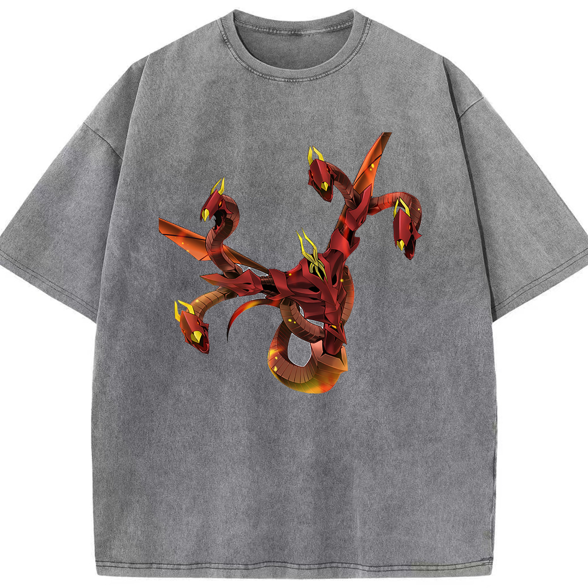 （画像用） 遊☆戯☆王 Yu-Gi-Oh! 綿100% ヴィンテージ風 半袖Tシャツ（フロントプリント）