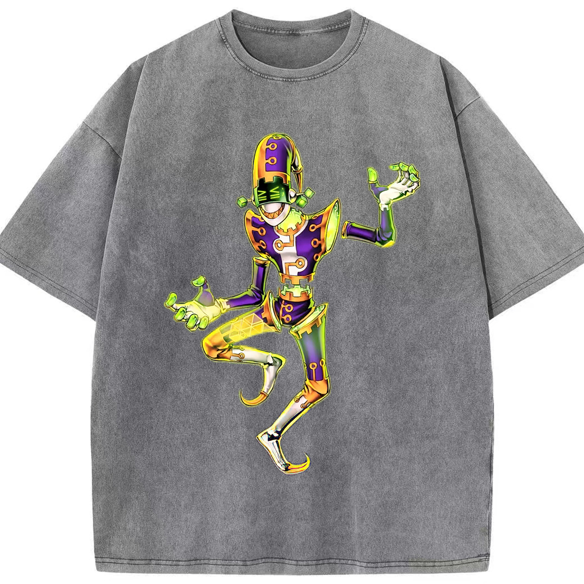 （画像用） 遊☆戯☆王 Yu-Gi-Oh! 綿100% ヴィンテージ風 半袖Tシャツ（フロントプリント）