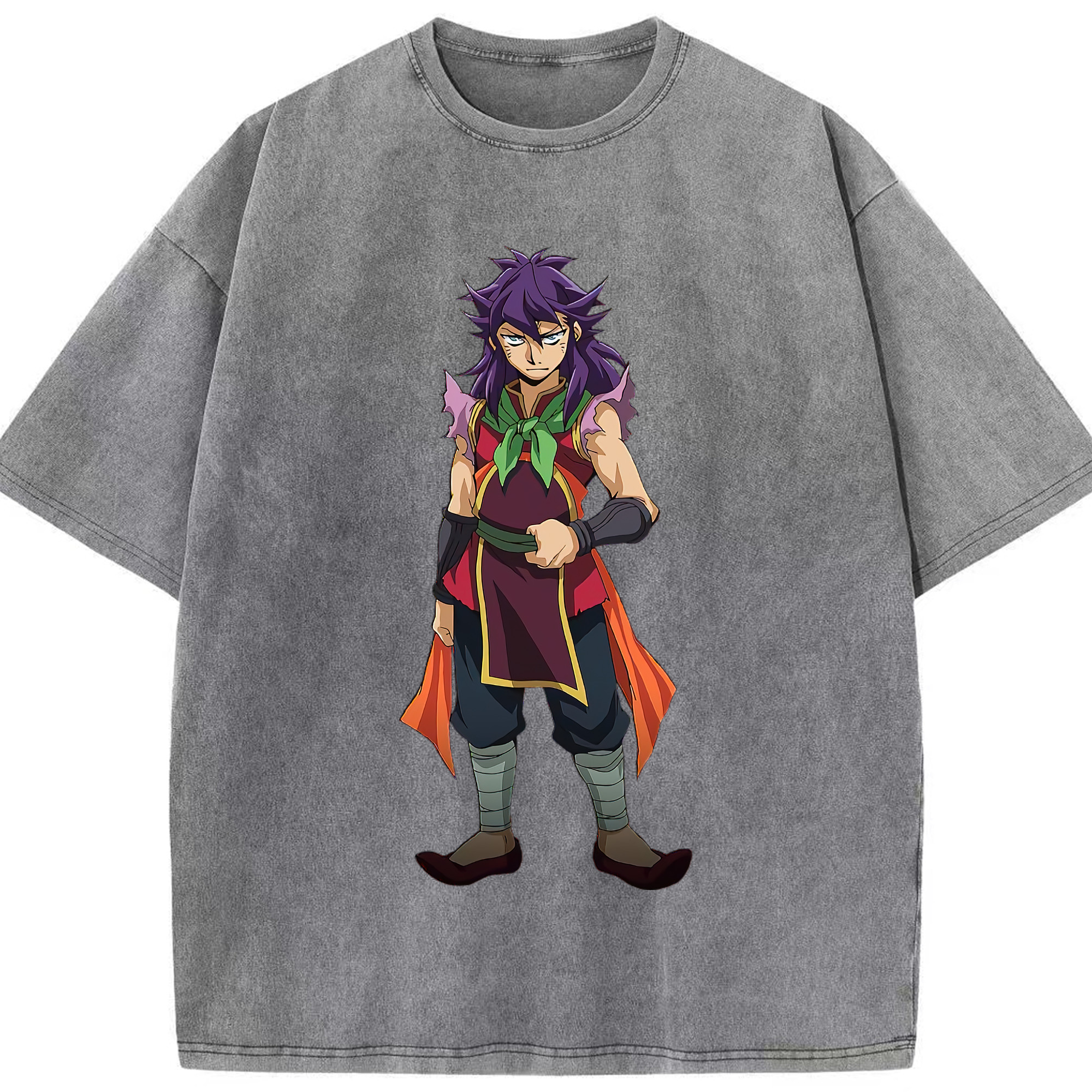 （画像用） 遊☆戯☆王 Yu-Gi-Oh! 綿100% ヴィンテージ風 半袖Tシャツ（フロントプリント）
