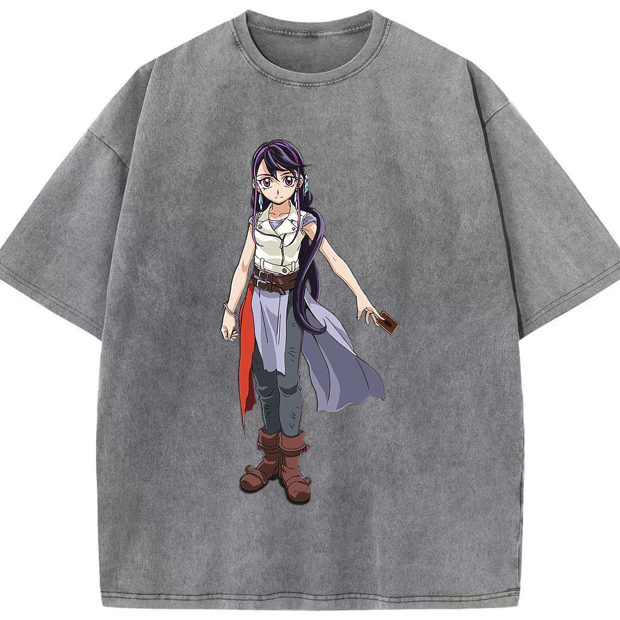 （画像用） 遊☆戯☆王 Yu-Gi-Oh! 綿100% ヴィンテージ風 半袖Tシャツ（フロントプリント）