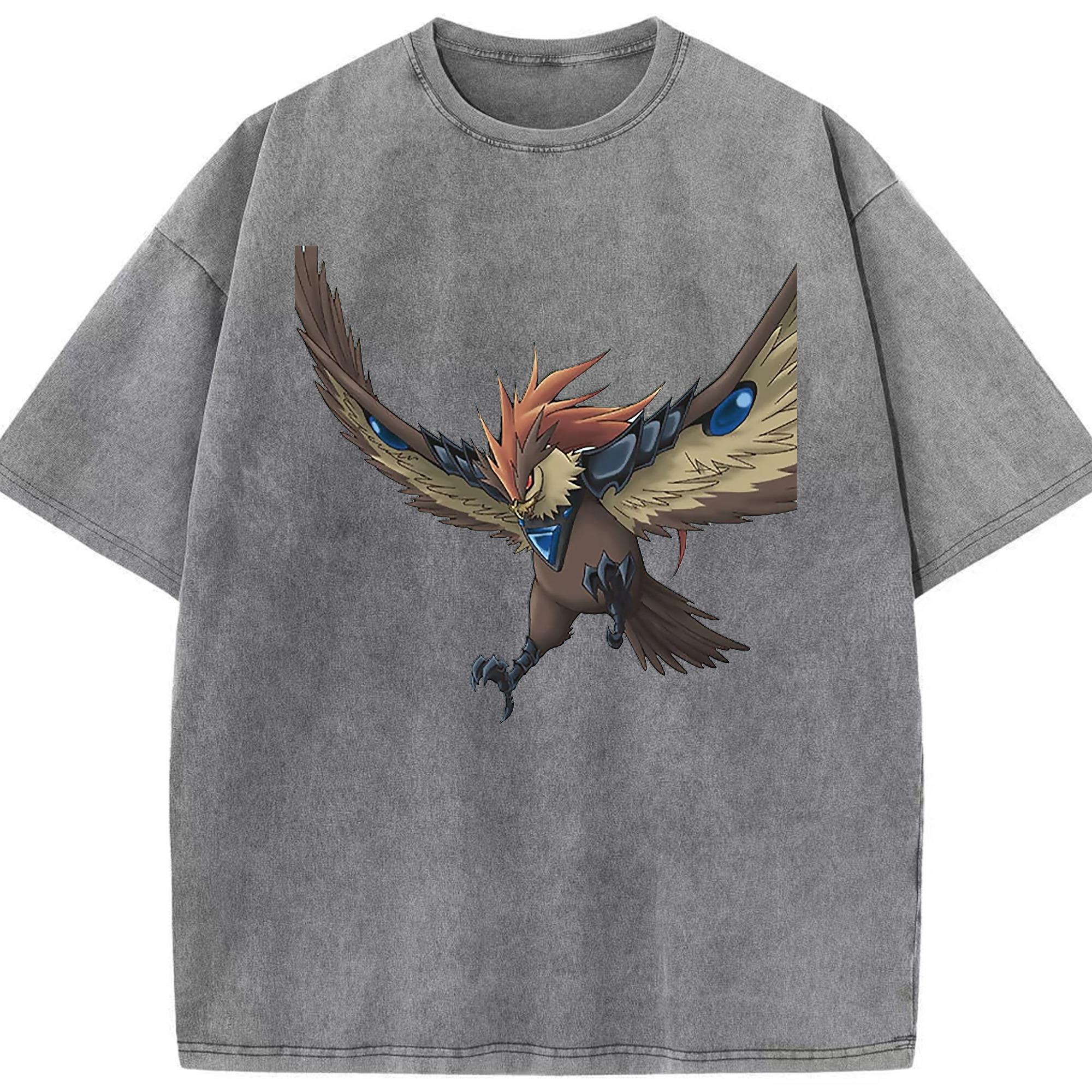 （画像用） 遊☆戯☆王 Yu-Gi-Oh! 綿100% ヴィンテージ風 半袖Tシャツ（フロントプリント）