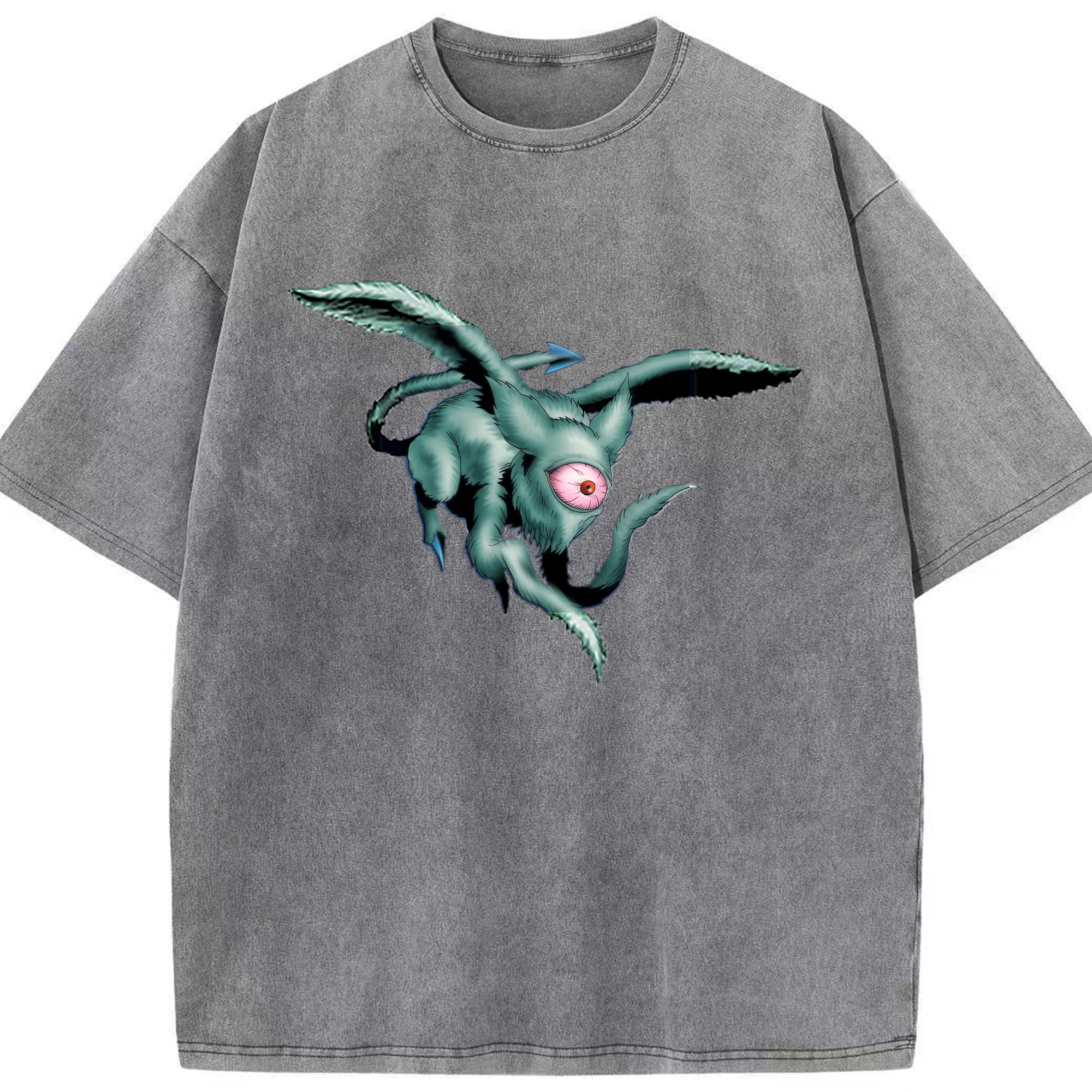 （画像用） 遊☆戯☆王 Yu-Gi-Oh! 綿100% ヴィンテージ風 半袖Tシャツ（フロントプリント）
