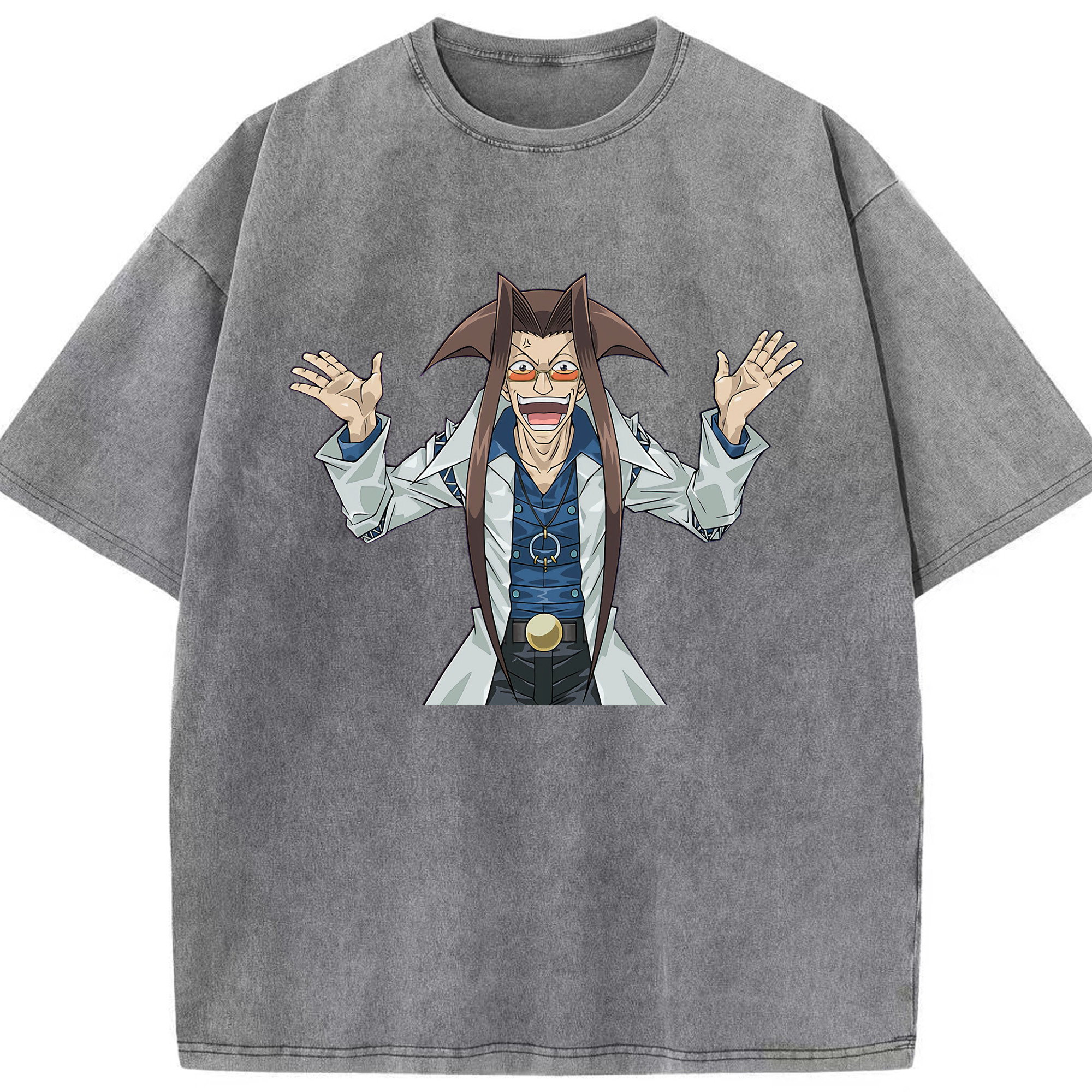 （画像用） 遊☆戯☆王 Yu-Gi-Oh! 綿100% ヴィンテージ風 半袖Tシャツ（フロントプリント）