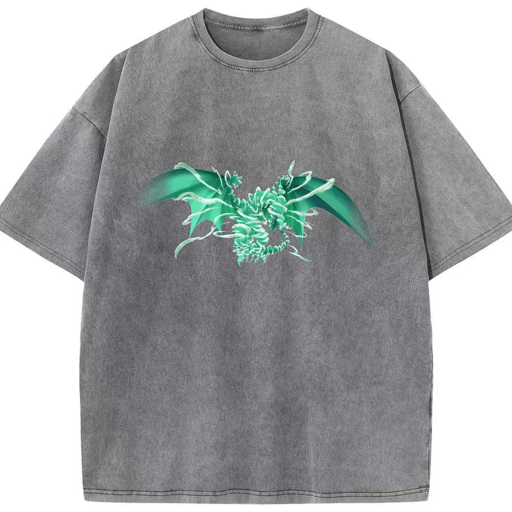 （画像用） 遊☆戯☆王 Yu-Gi-Oh! 綿100% ヴィンテージ風 半袖Tシャツ（フロントプリント）