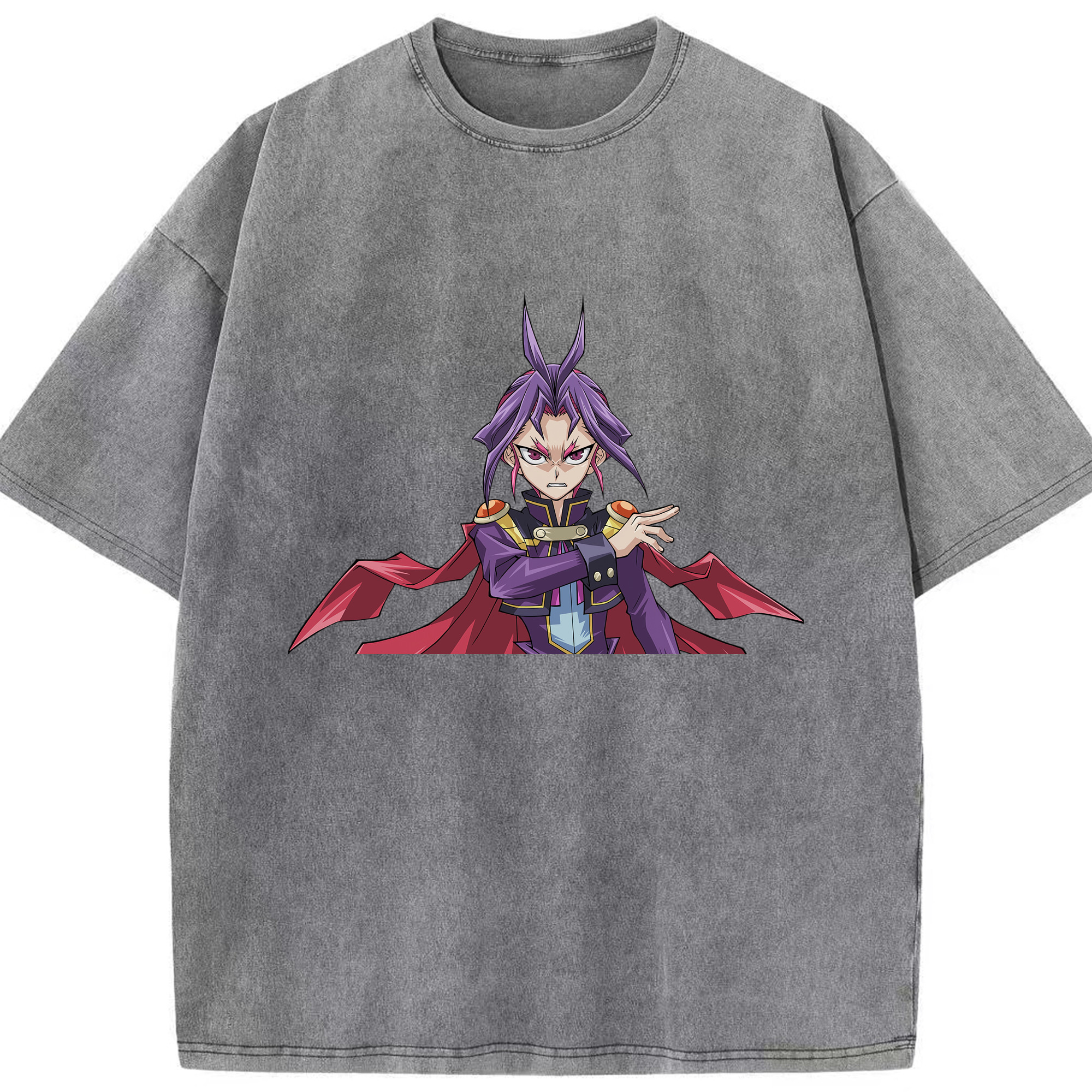 （画像用） 遊☆戯☆王 Yu-Gi-Oh! 綿100% ヴィンテージ風 半袖Tシャツ（フロントプリント）