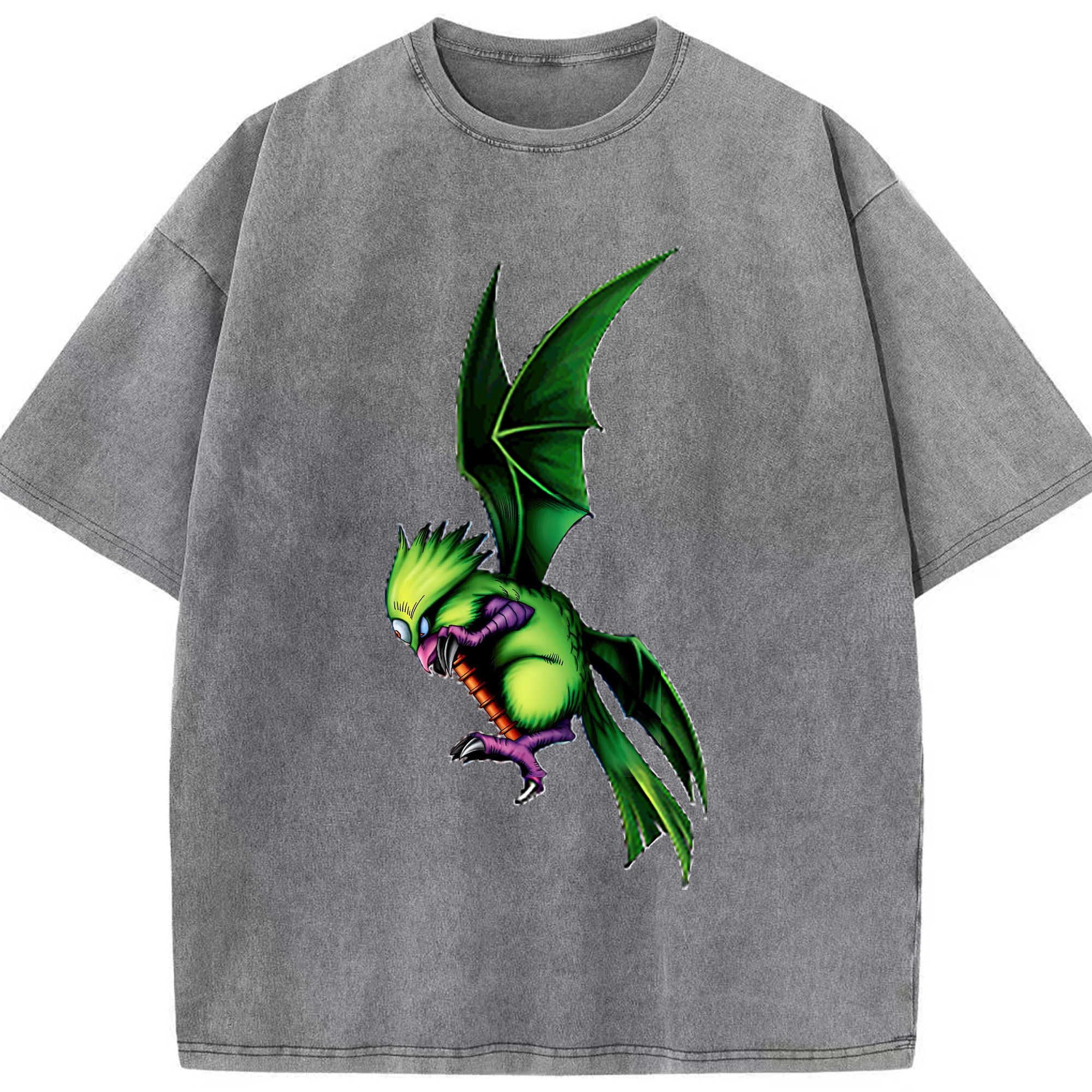 （画像用） 遊☆戯☆王 Yu-Gi-Oh! 綿100% ヴィンテージ風 半袖Tシャツ（フロントプリント）