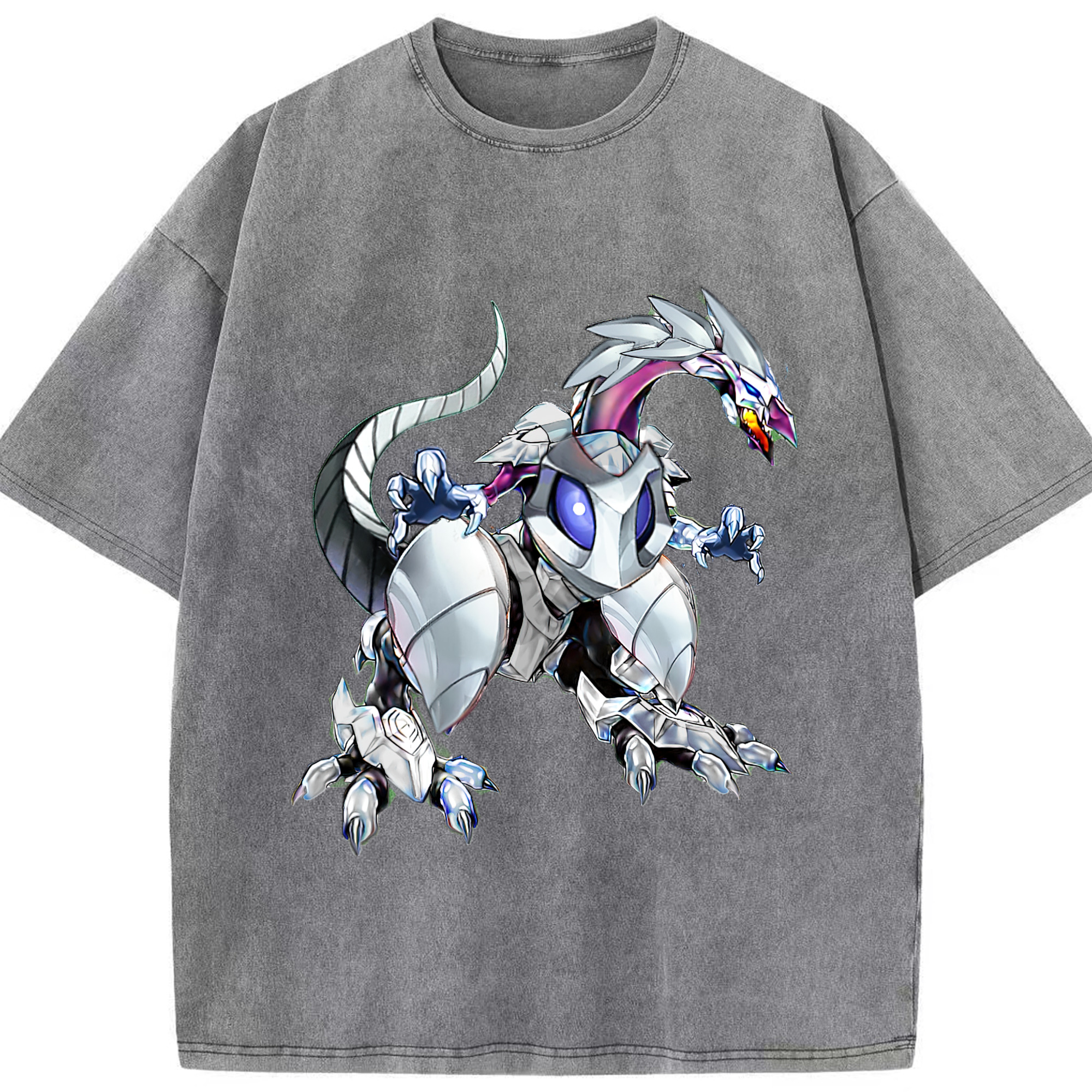 （画像用） 遊☆戯☆王 Yu-Gi-Oh! 綿100% ヴィンテージ風 半袖Tシャツ（フロントプリント）