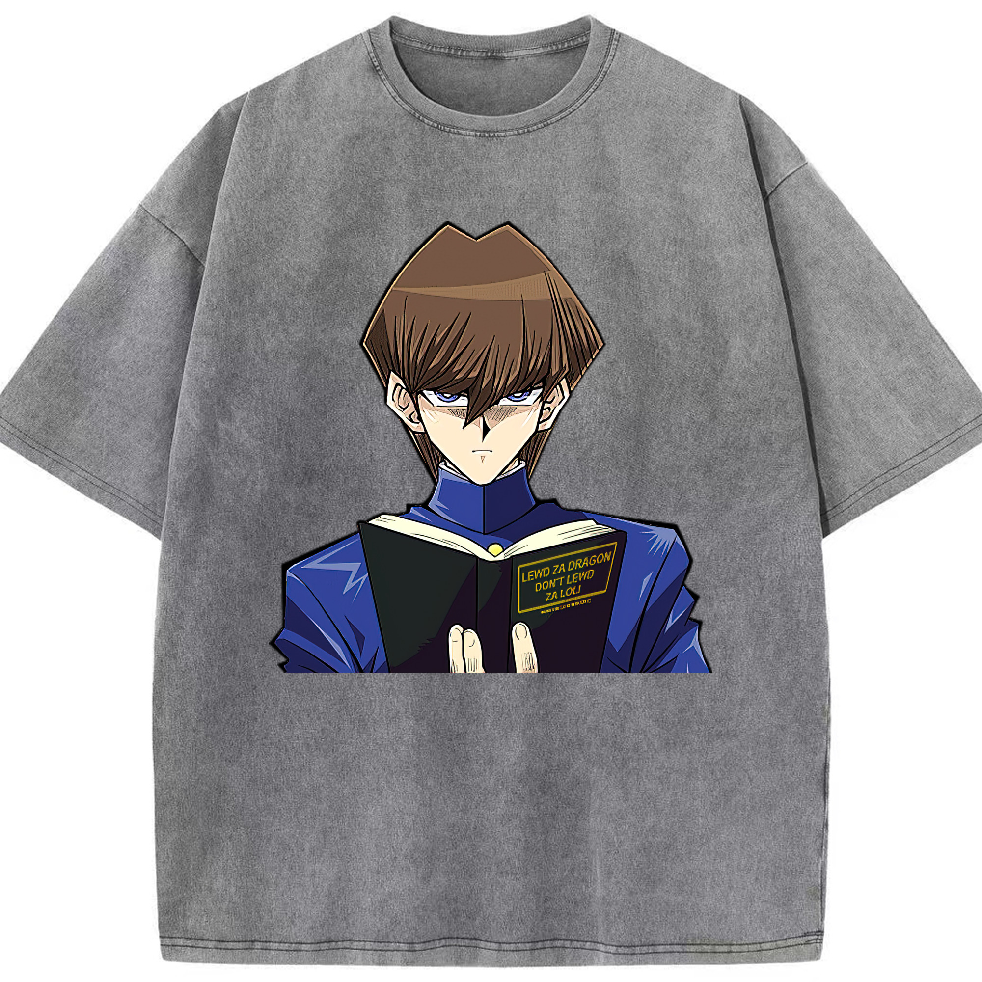 （画像用） 遊☆戯☆王 Yu-Gi-Oh! 綿100% ヴィンテージ風 半袖Tシャツ（フロントプリント）