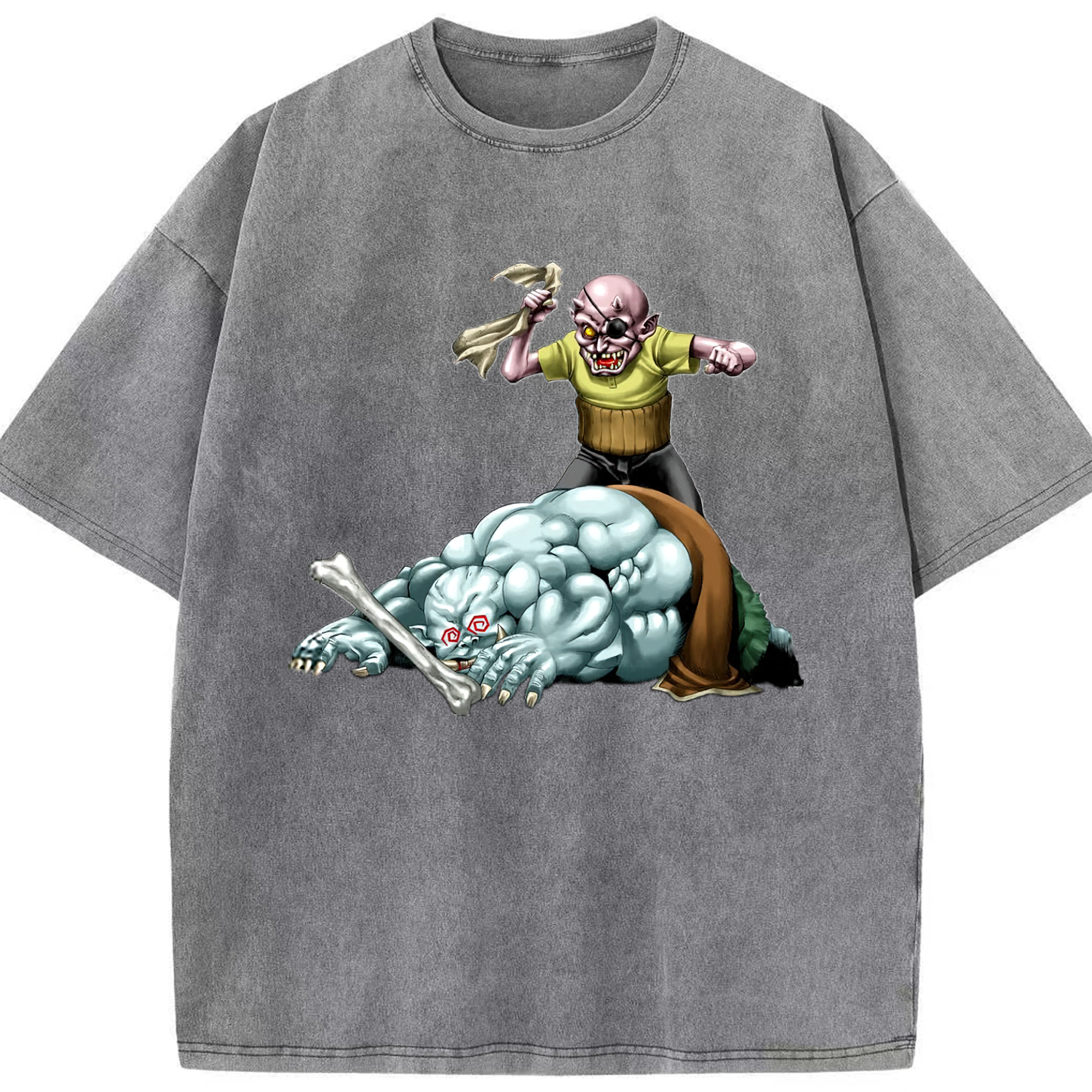 （画像用） 遊☆戯☆王 Yu-Gi-Oh! 綿100% ヴィンテージ風 半袖Tシャツ（フロントプリント）