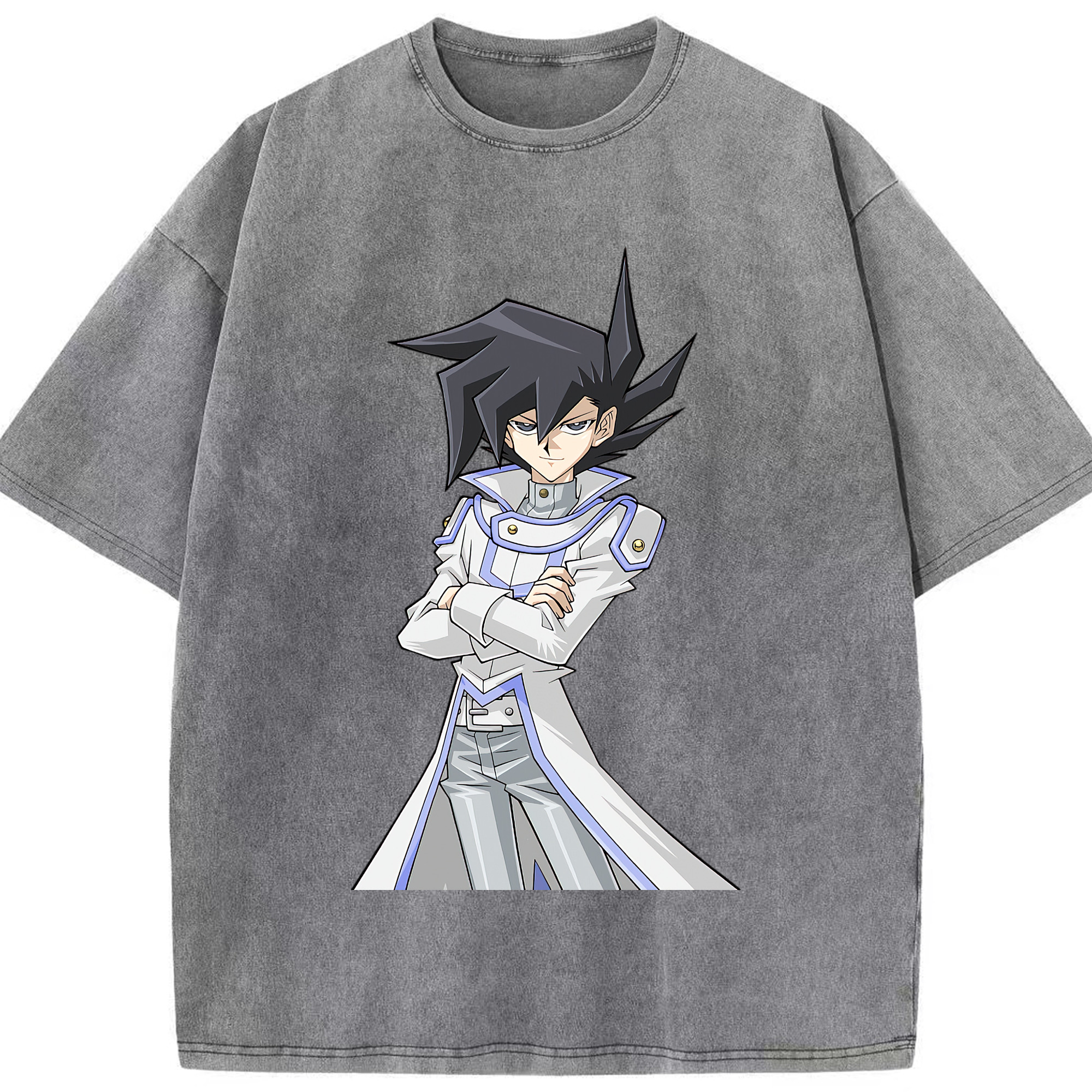 （画像用） 遊☆戯☆王 Yu-Gi-Oh! 綿100% ヴィンテージ風 半袖Tシャツ（フロントプリント）