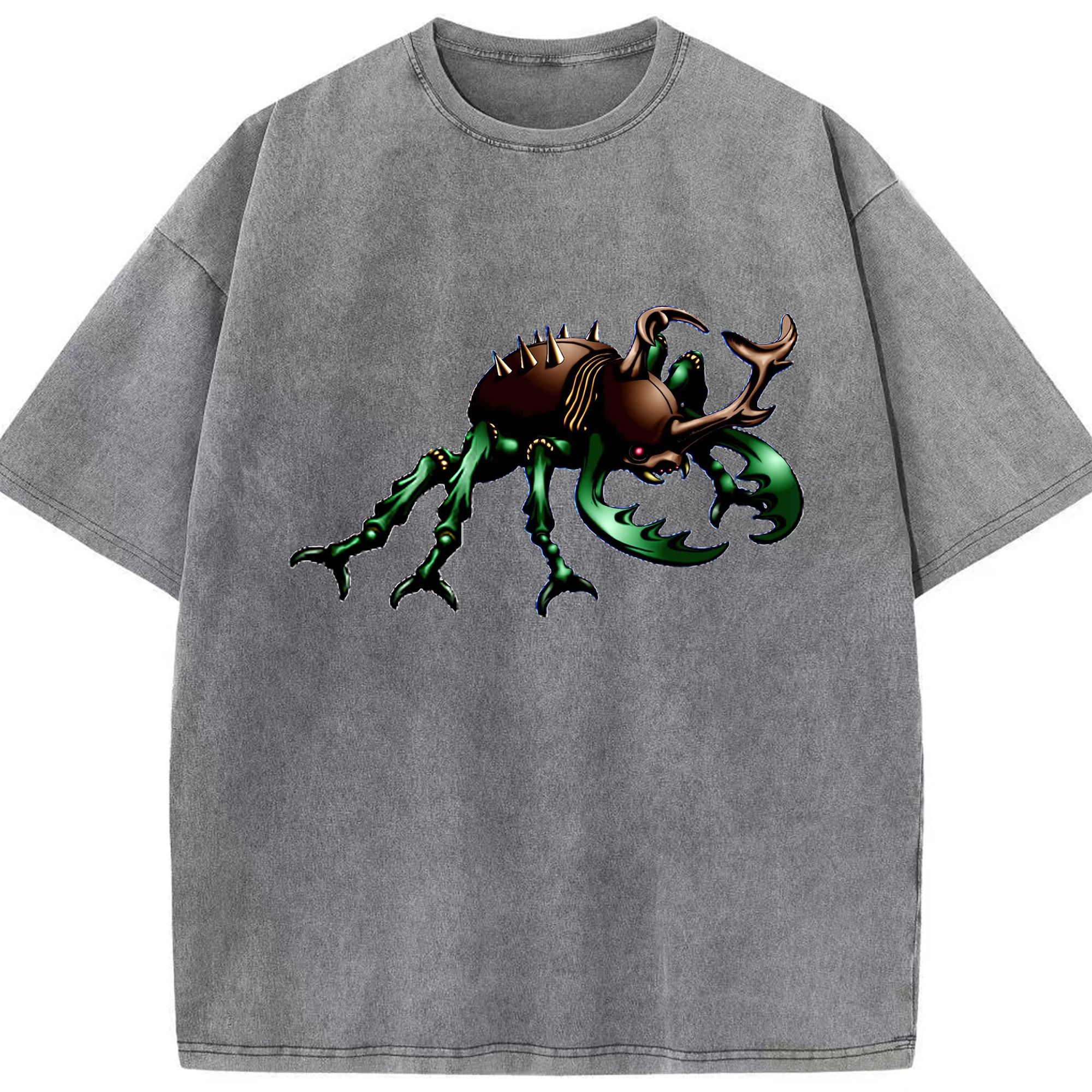 （画像用） 遊☆戯☆王 Yu-Gi-Oh! 綿100% ヴィンテージ風 半袖Tシャツ（フロントプリント）