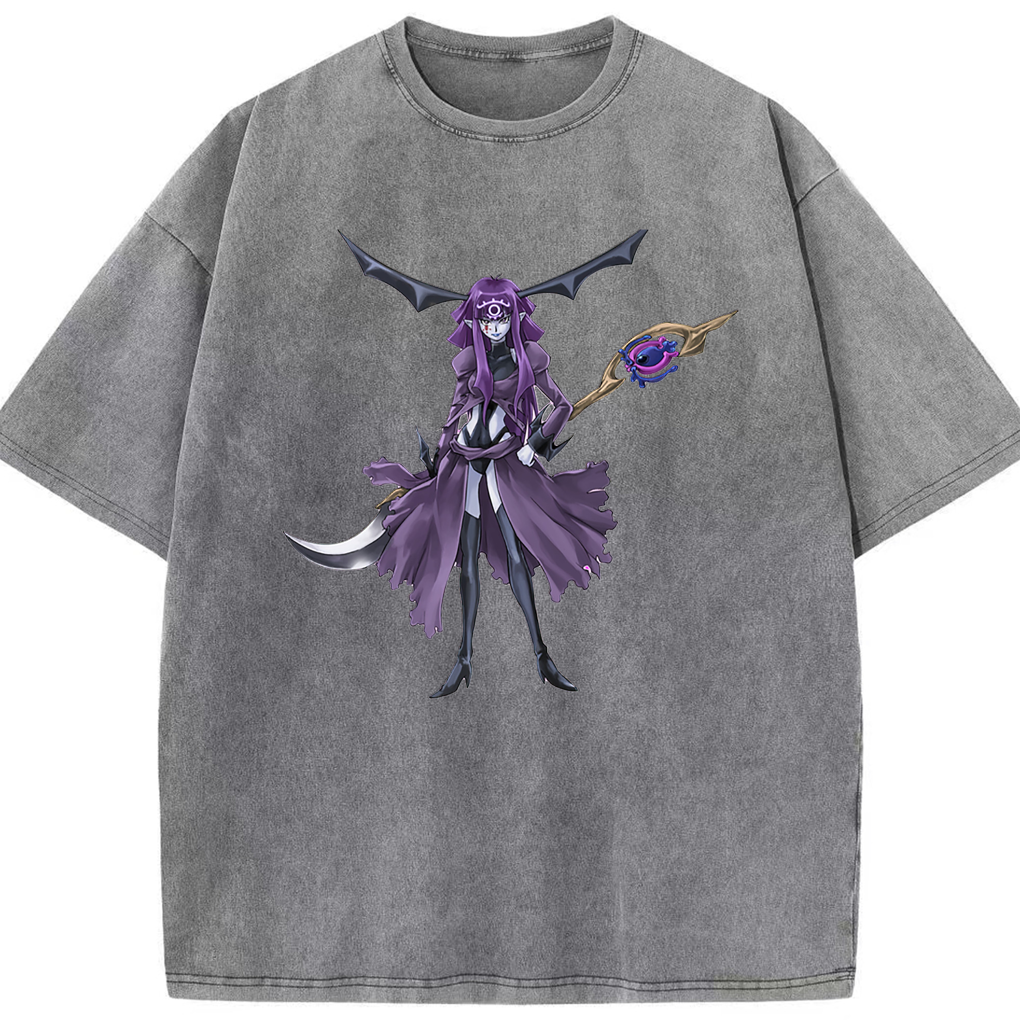 （画像用） 遊☆戯☆王 Yu-Gi-Oh! 綿100% ヴィンテージ風 半袖Tシャツ（フロントプリント）