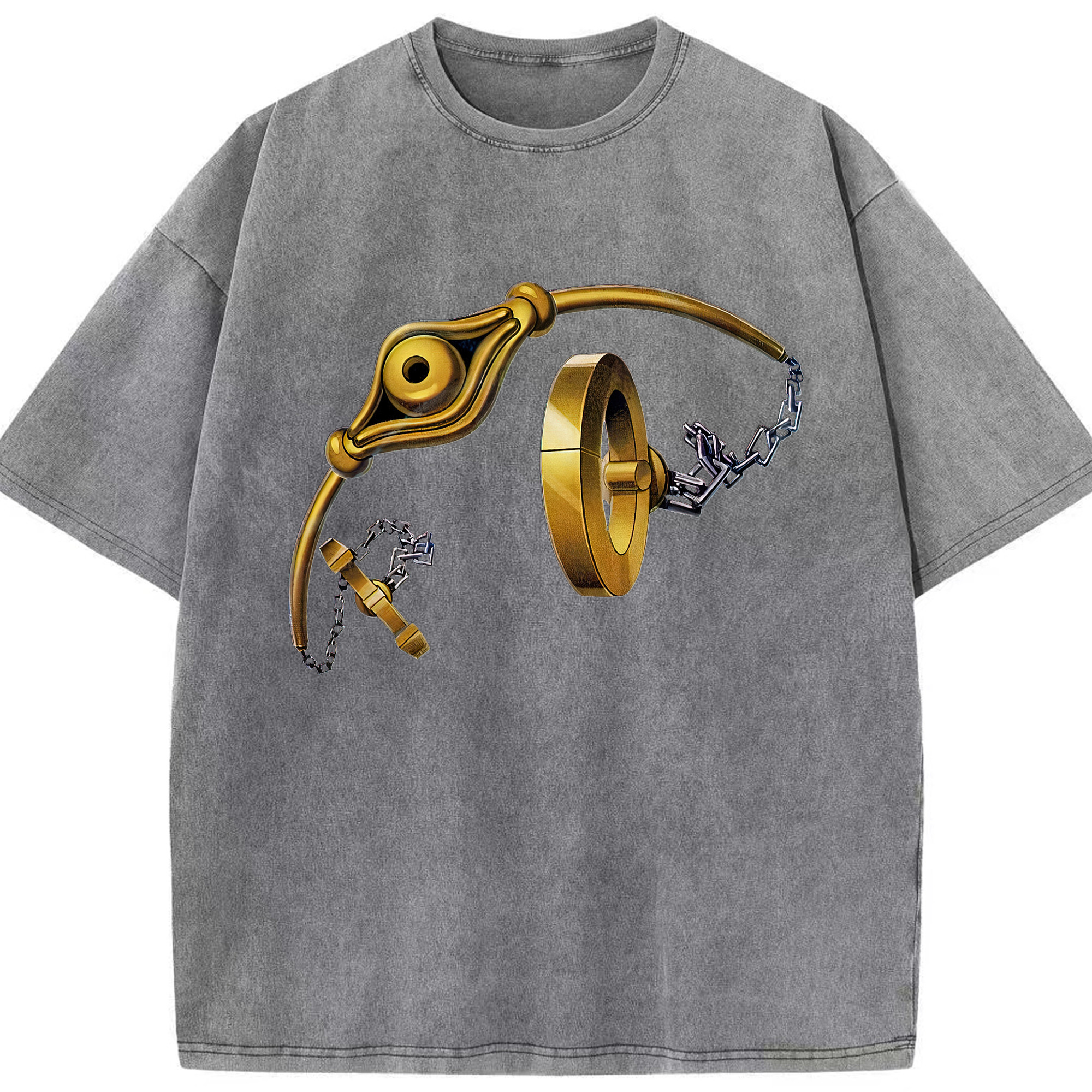 （画像用） 遊☆戯☆王 Yu-Gi-Oh! 綿100% ヴィンテージ風 半袖Tシャツ（フロントプリント）