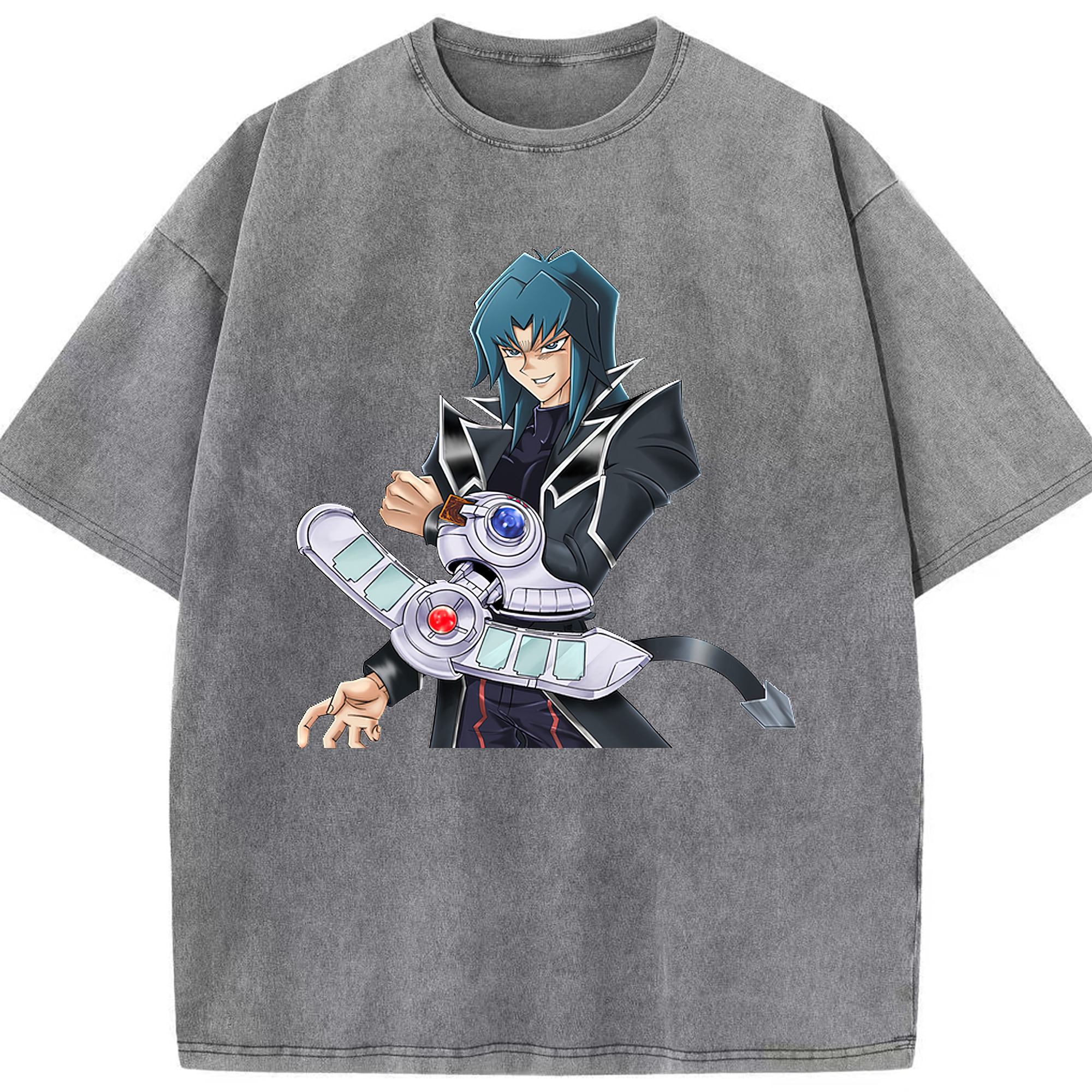 （画像用） 遊☆戯☆王 Yu-Gi-Oh! 綿100% ヴィンテージ風 半袖Tシャツ（フロントプリント）