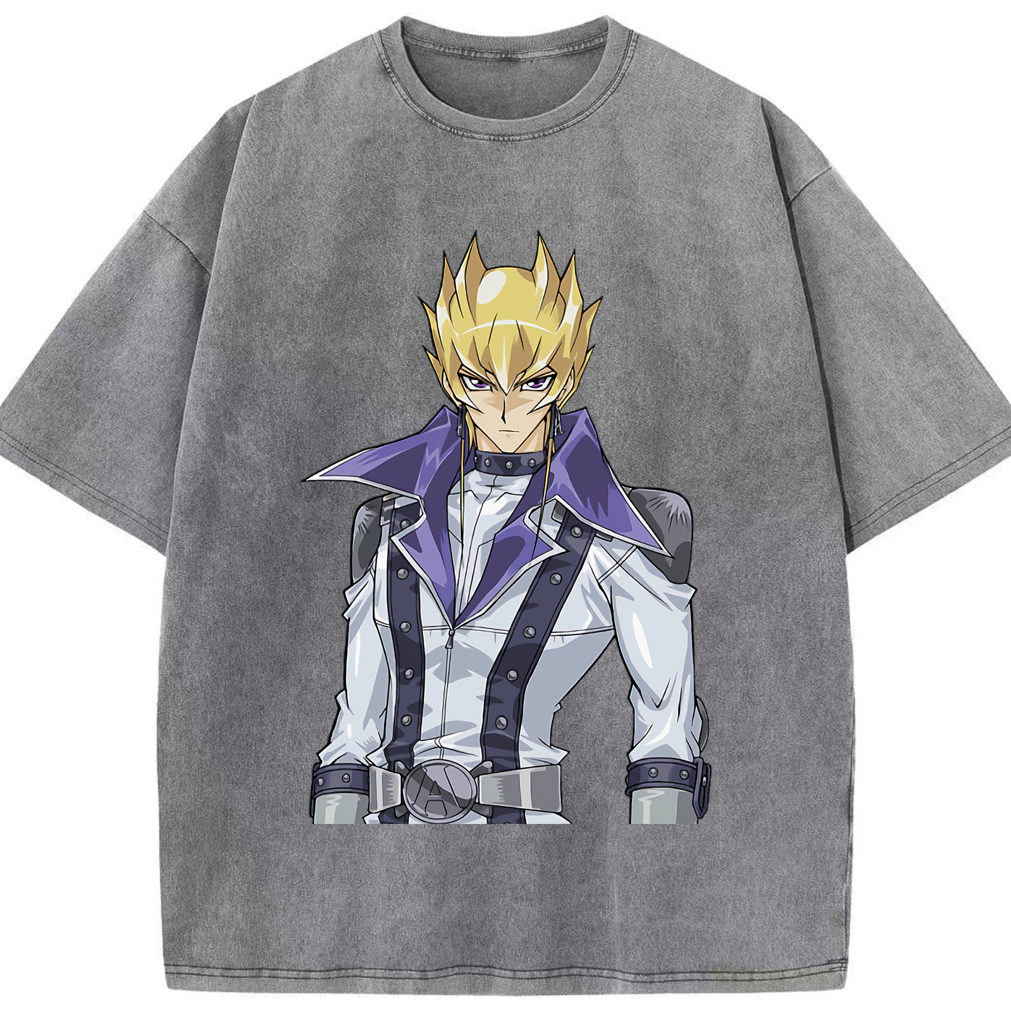 （画像用） 遊☆戯☆王 Yu-Gi-Oh! 綿100% ヴィンテージ風 半袖Tシャツ（フロントプリント）