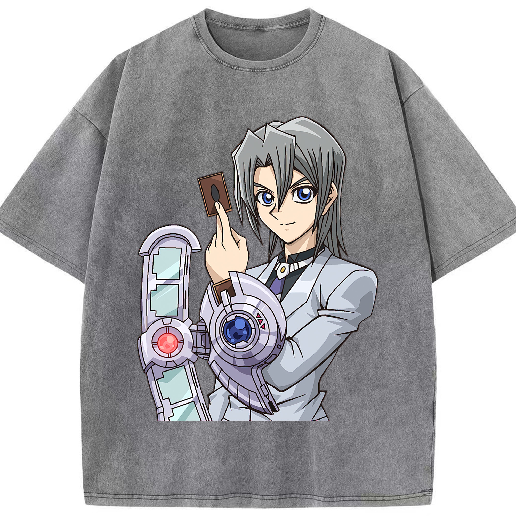 （画像用） 遊☆戯☆王 Yu-Gi-Oh! 綿100% ヴィンテージ風 半袖Tシャツ（フロントプリント）