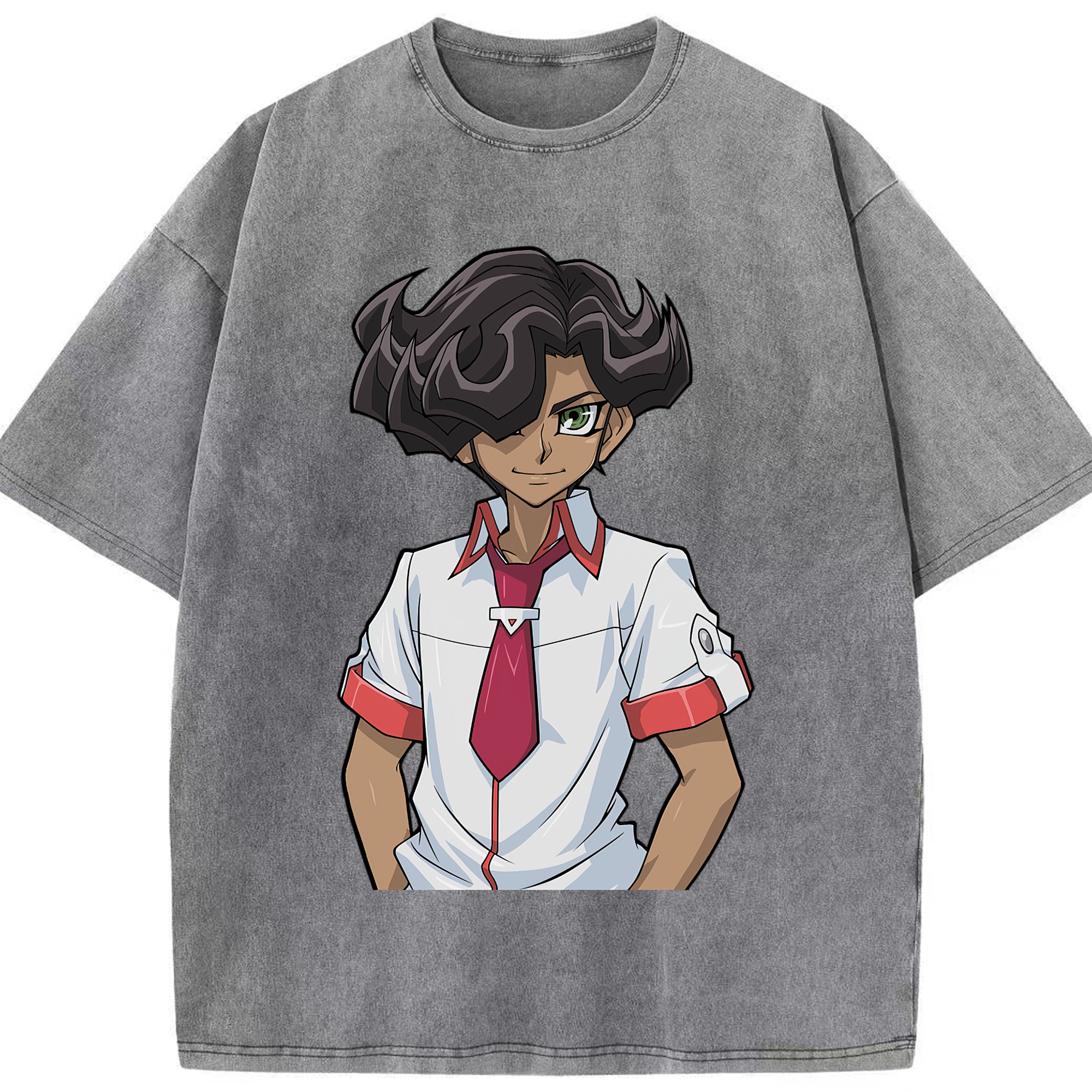 （画像用） 遊☆戯☆王 Yu-Gi-Oh! 綿100% ヴィンテージ風 半袖Tシャツ（フロントプリント）