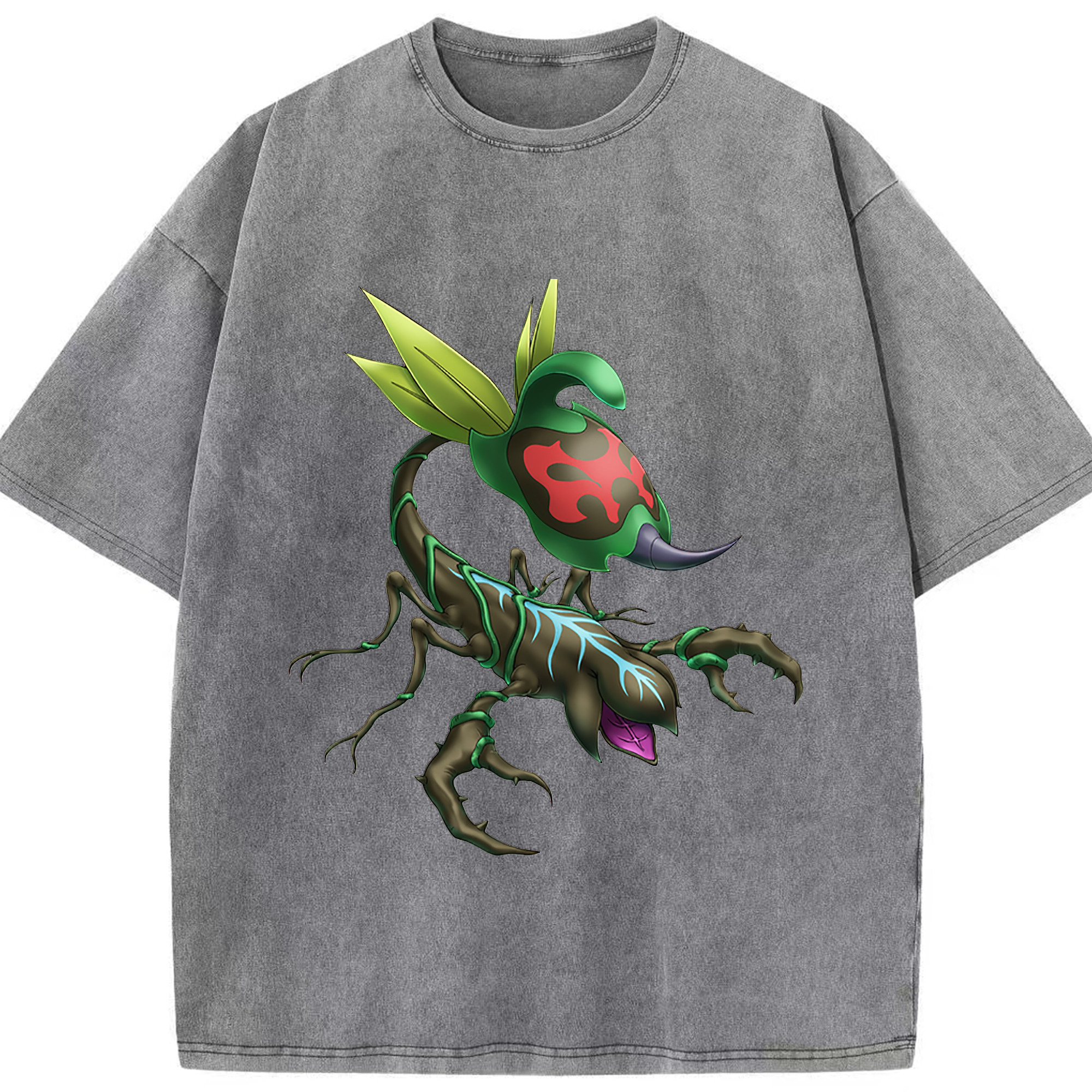 （画像用） 遊☆戯☆王 Yu-Gi-Oh! 綿100% ヴィンテージ風 半袖Tシャツ（フロントプリント）