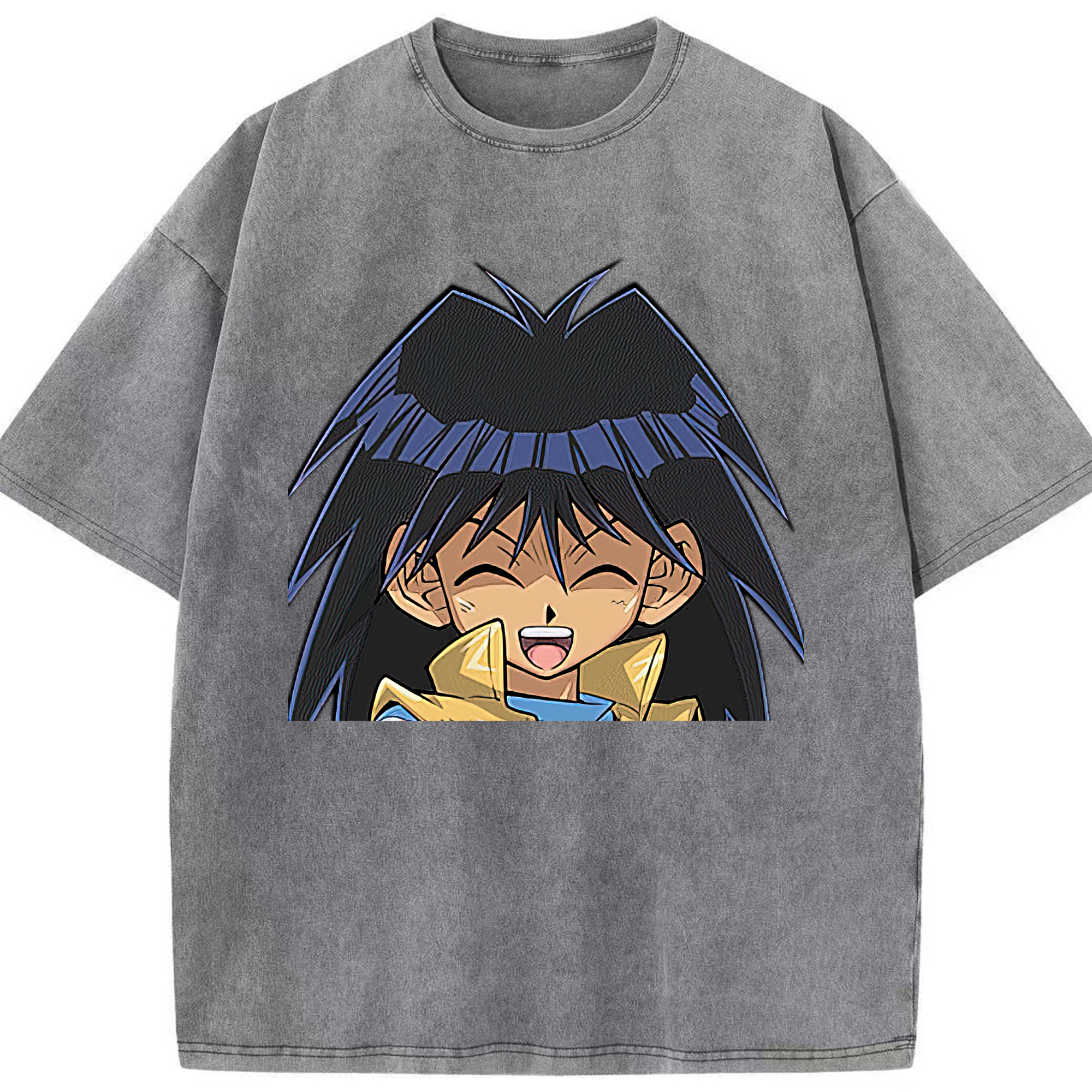 （画像用） 遊☆戯☆王 Yu-Gi-Oh! 綿100% ヴィンテージ風 半袖Tシャツ（フロントプリント）