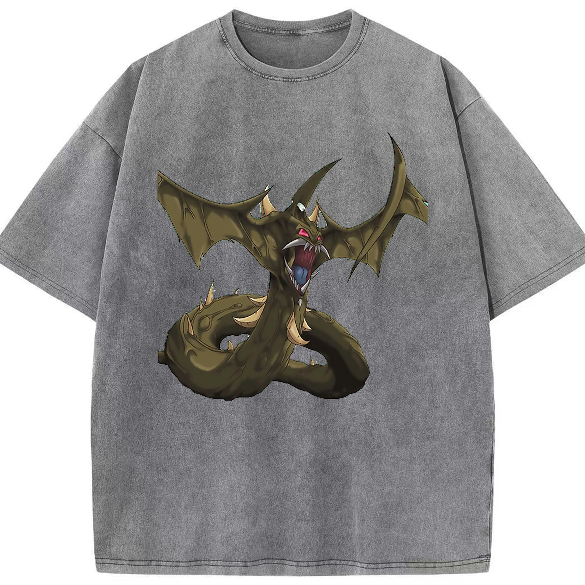 （画像用） 遊☆戯☆王 Yu-Gi-Oh! 綿100% ヴィンテージ風 半袖Tシャツ（フロントプリント）