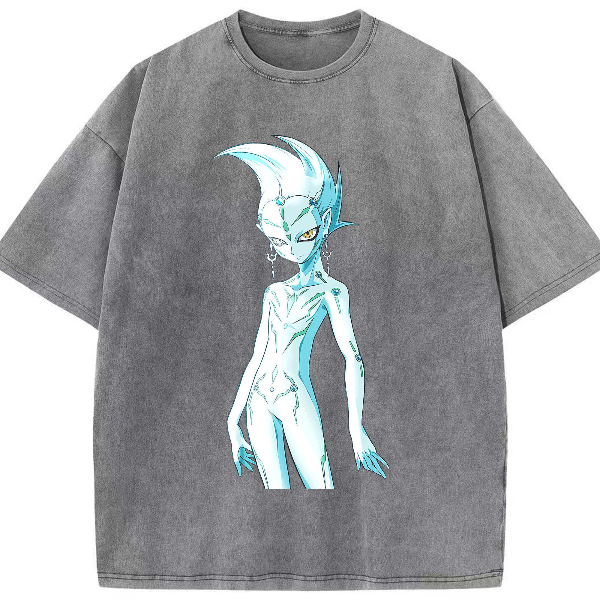 （画像用） 遊☆戯☆王 Yu-Gi-Oh! 綿100% ヴィンテージ風 半袖Tシャツ（フロントプリント）