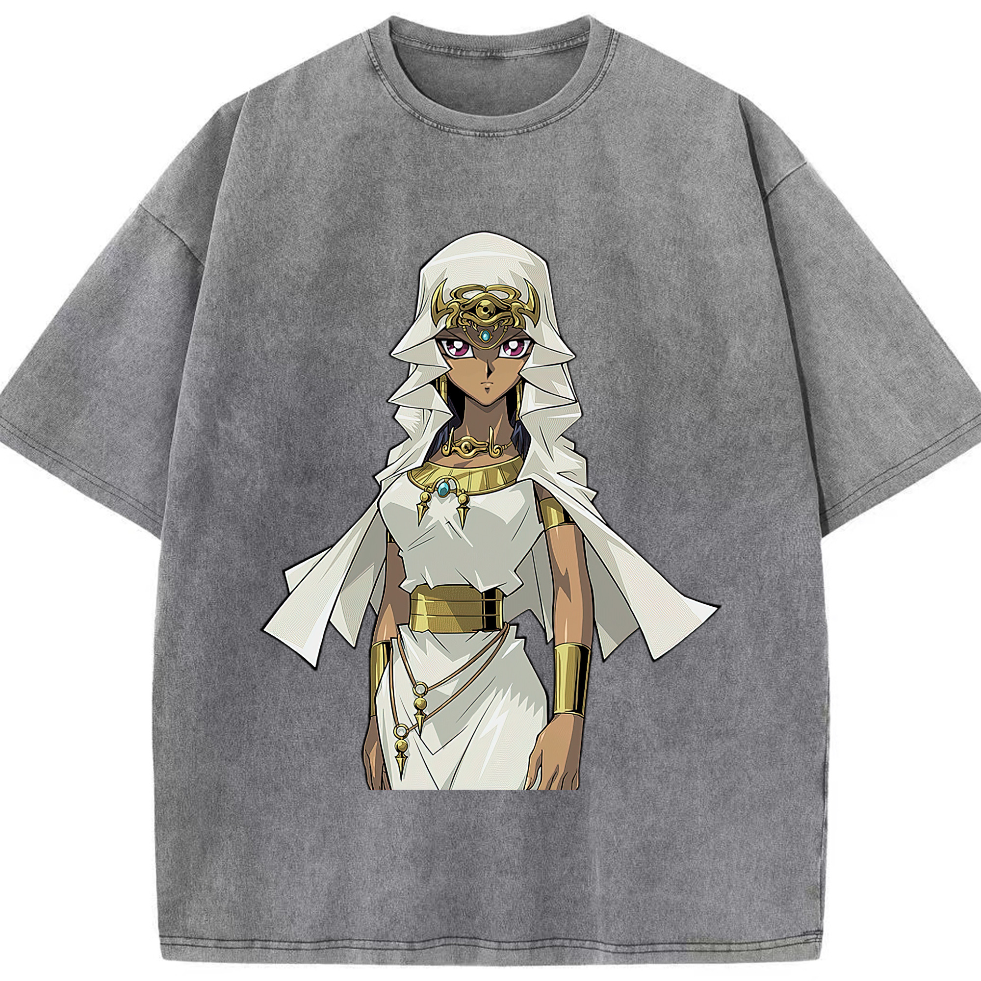 （画像用） 遊☆戯☆王 Yu-Gi-Oh! 綿100% ヴィンテージ風 半袖Tシャツ（フロントプリント）