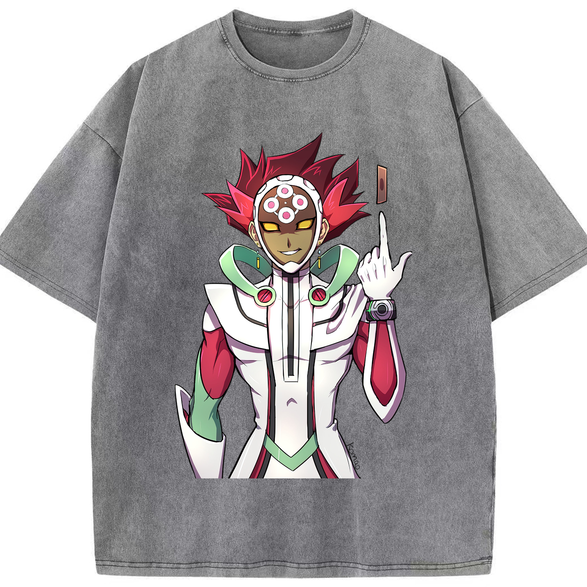 （画像用） 遊☆戯☆王 Yu-Gi-Oh! 綿100% ヴィンテージ風 半袖Tシャツ（フロントプリント）