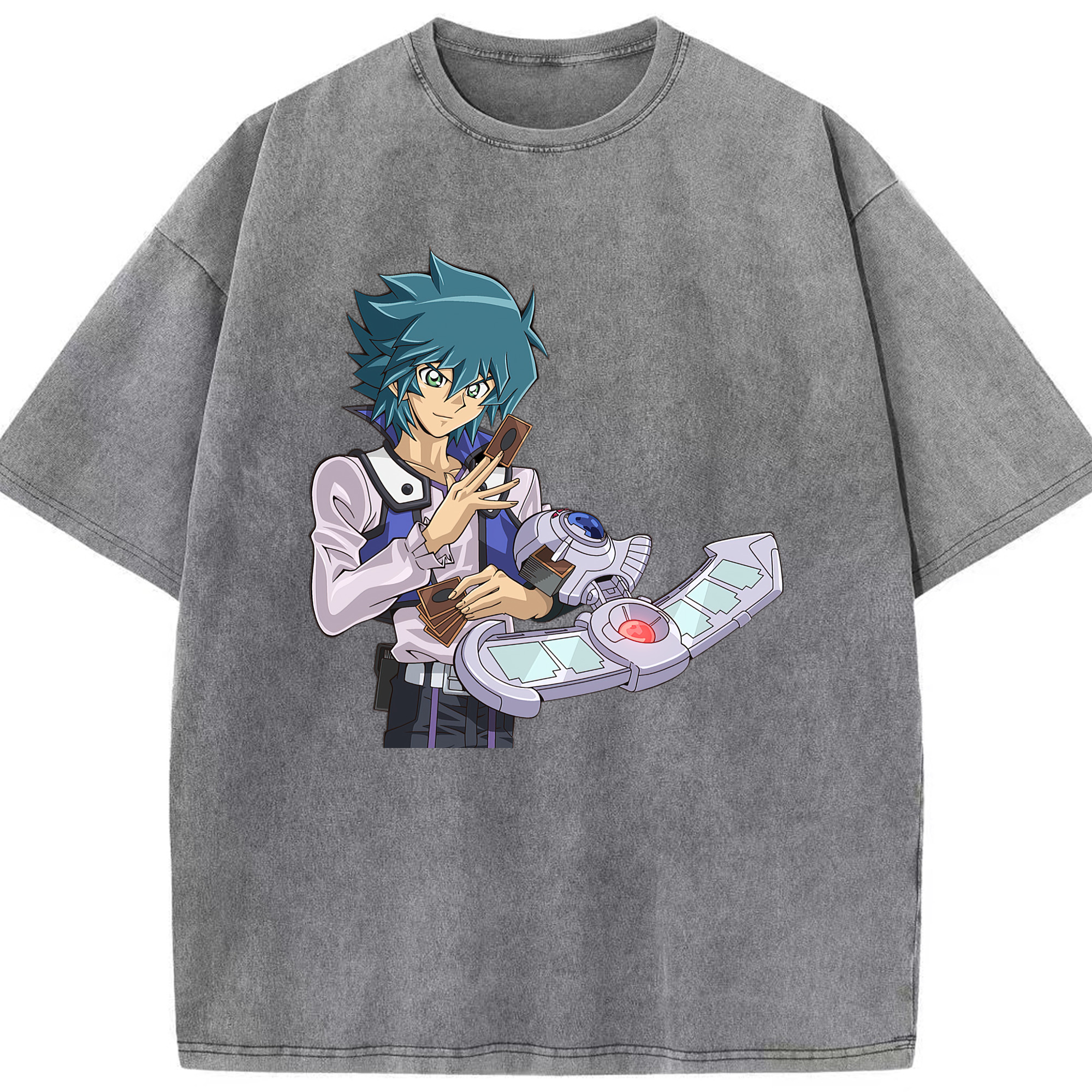（画像用） 遊☆戯☆王 Yu-Gi-Oh! 綿100% ヴィンテージ風 半袖Tシャツ（フロントプリント）