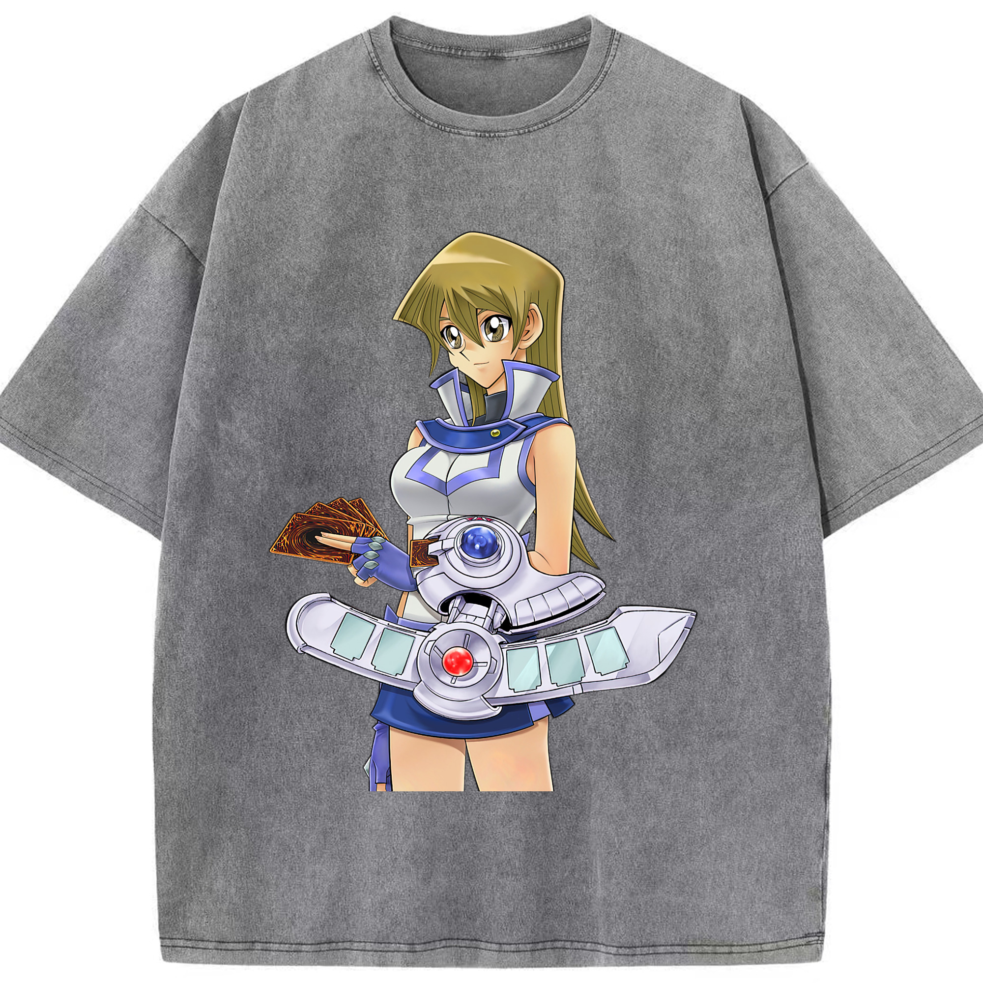 （画像用） 遊☆戯☆王 Yu-Gi-Oh! 綿100% ヴィンテージ風 半袖Tシャツ（フロントプリント）