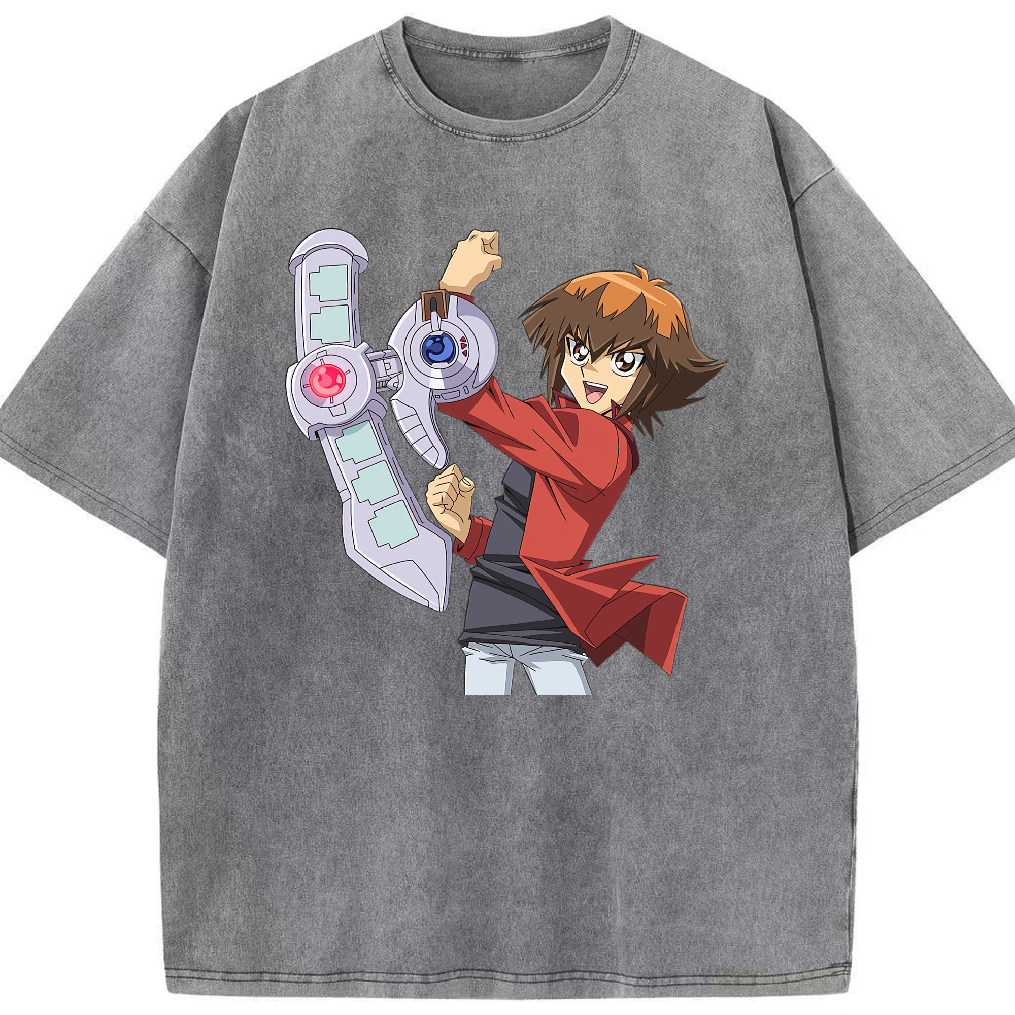 （画像用） 遊☆戯☆王 Yu-Gi-Oh! 綿100% ヴィンテージ風 半袖Tシャツ（フロントプリント）