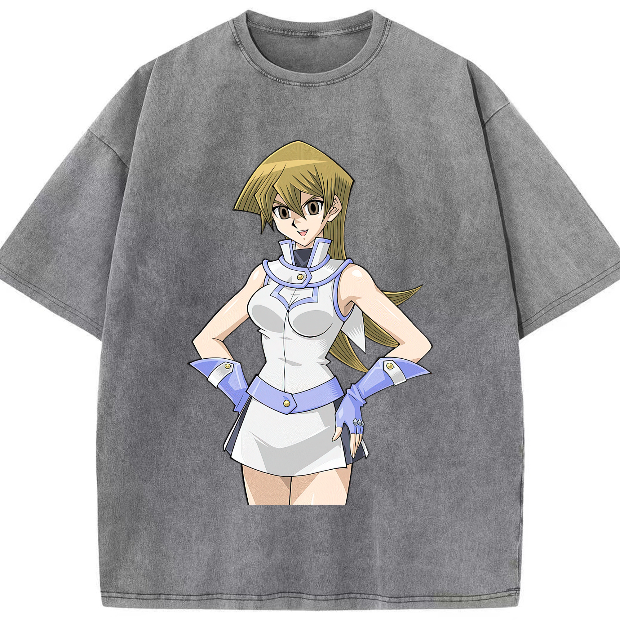 （画像用） 遊☆戯☆王 Yu-Gi-Oh! 綿100% ヴィンテージ風 半袖Tシャツ（フロントプリント）