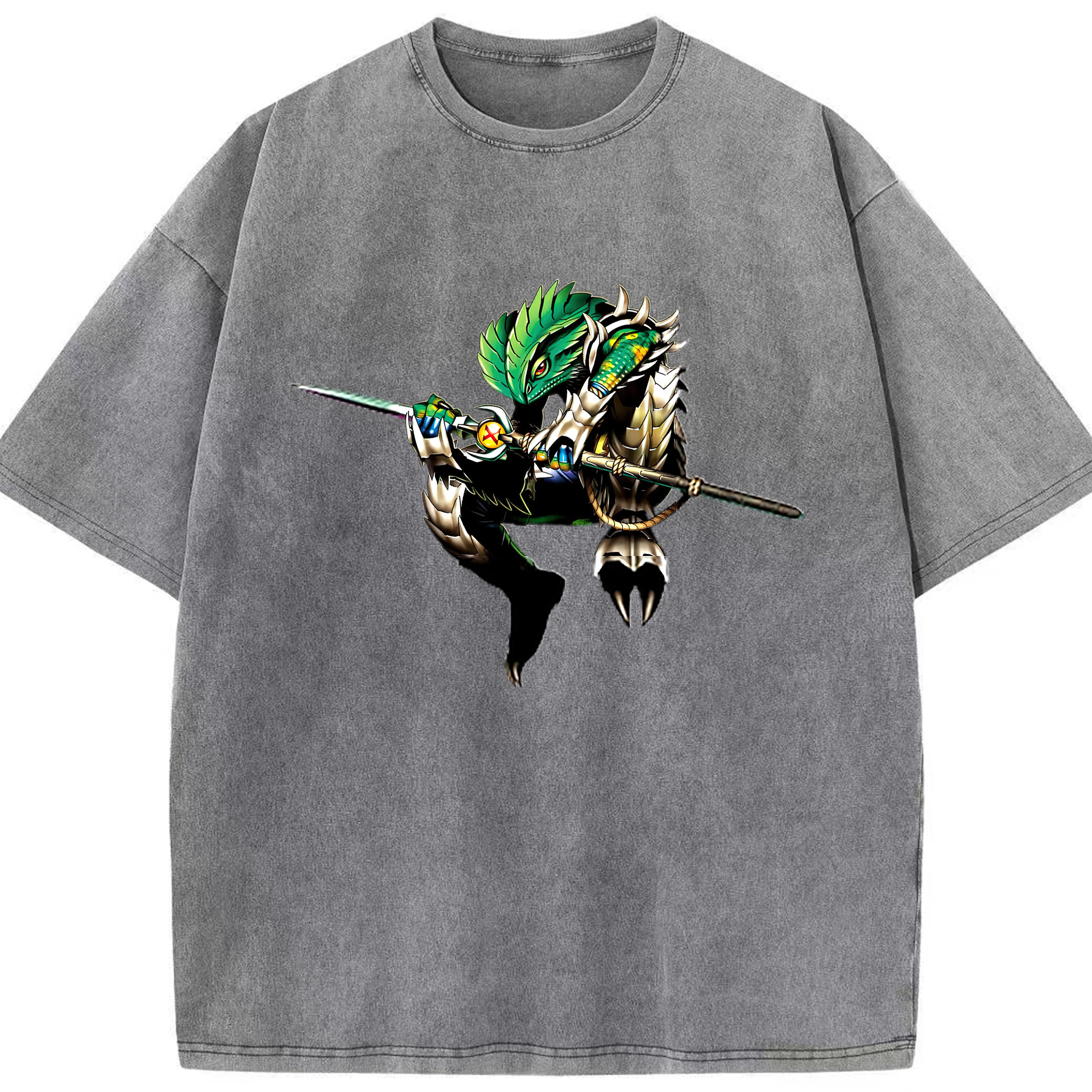 （画像用） 遊☆戯☆王 Yu-Gi-Oh! 綿100% ヴィンテージ風 半袖Tシャツ（フロントプリント）