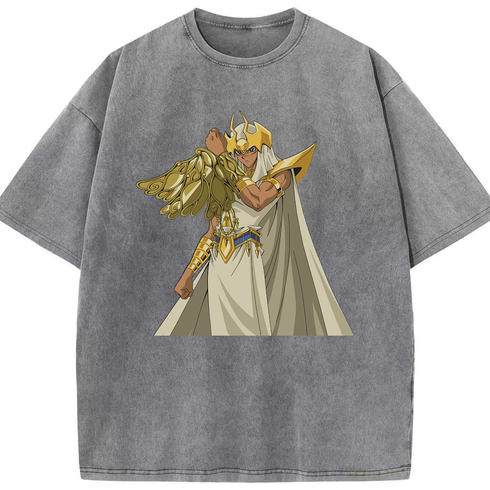 （画像用） 遊☆戯☆王 Yu-Gi-Oh! 綿100% ヴィンテージ風 半袖Tシャツ（フロントプリント）