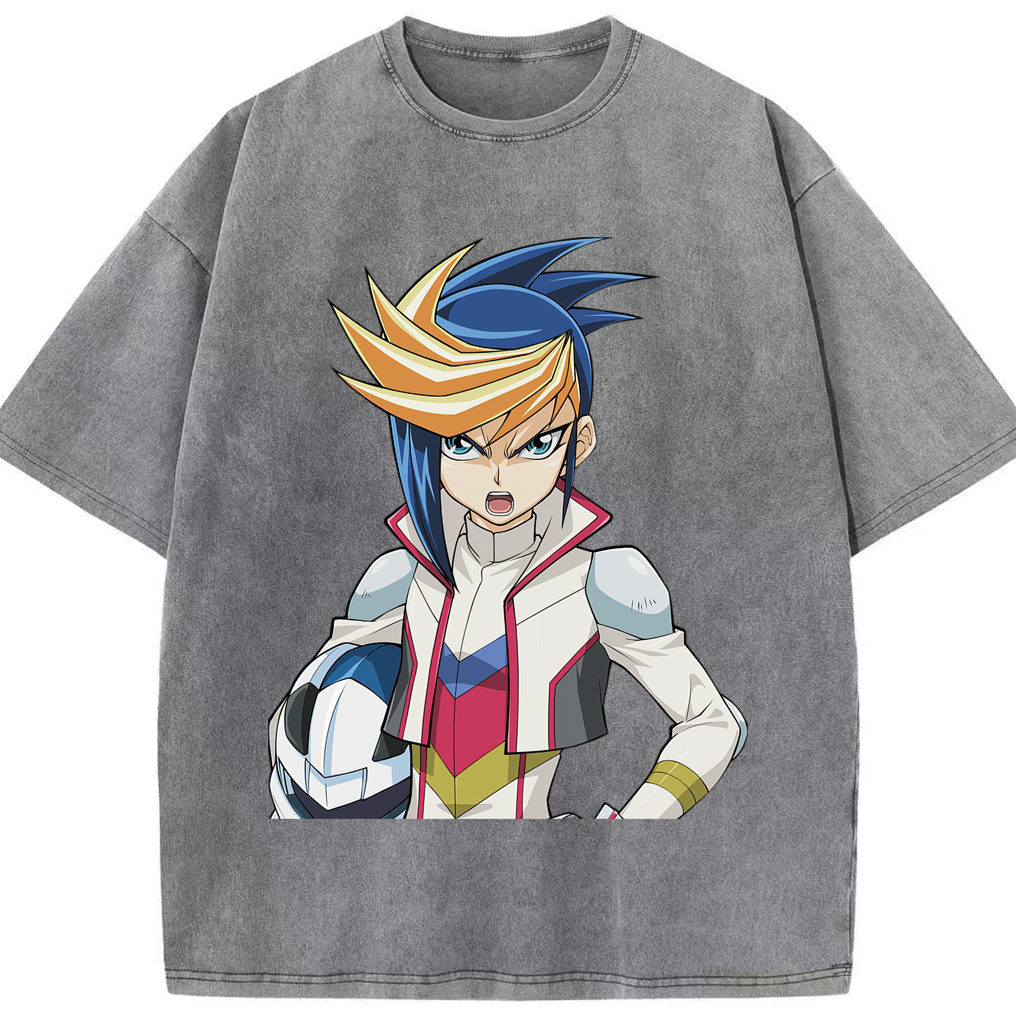 （画像用） 遊☆戯☆王 Yu-Gi-Oh! 綿100% ヴィンテージ風 半袖Tシャツ（フロントプリント）
