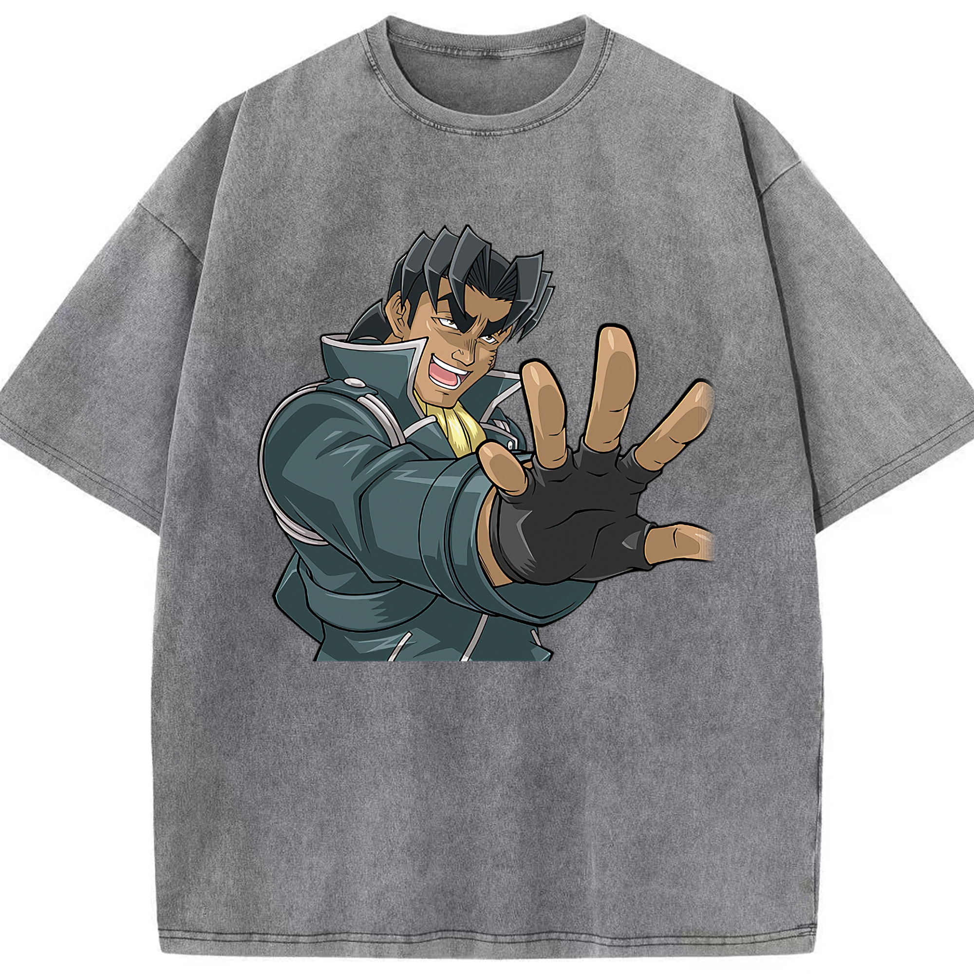 （画像用） 遊☆戯☆王 Yu-Gi-Oh! 綿100% ヴィンテージ風 半袖Tシャツ（フロントプリント）