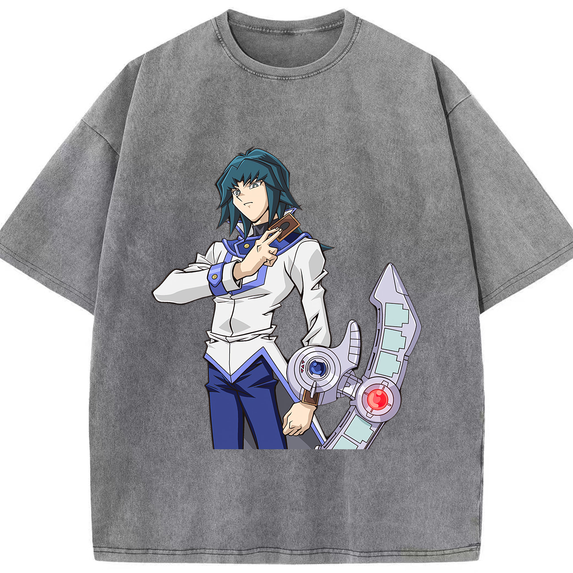 （画像用） 遊☆戯☆王 Yu-Gi-Oh! 綿100% ヴィンテージ風 半袖Tシャツ（フロントプリント）