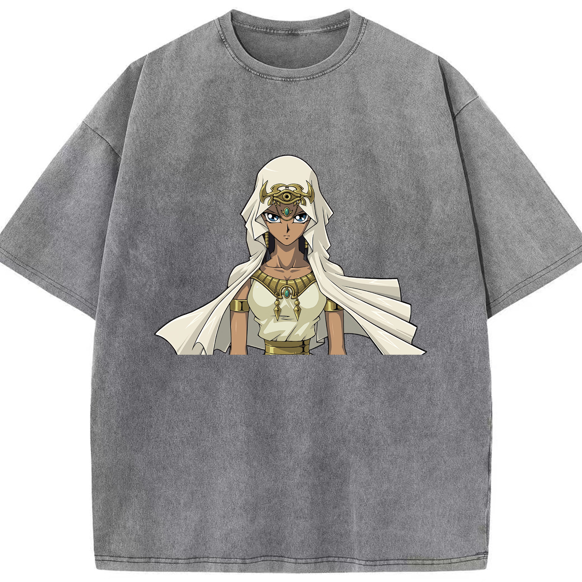 （画像用） 遊☆戯☆王 Yu-Gi-Oh! 綿100% ヴィンテージ風 半袖Tシャツ（フロントプリント）