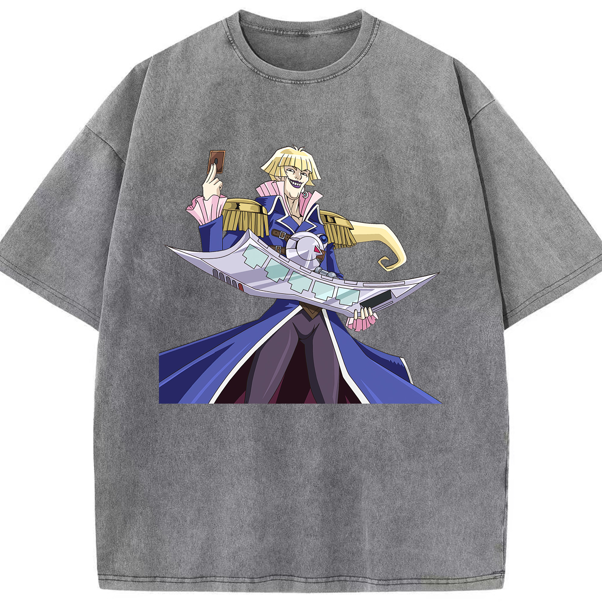 （画像用） 遊☆戯☆王 Yu-Gi-Oh! 綿100% ヴィンテージ風 半袖Tシャツ（フロントプリント）