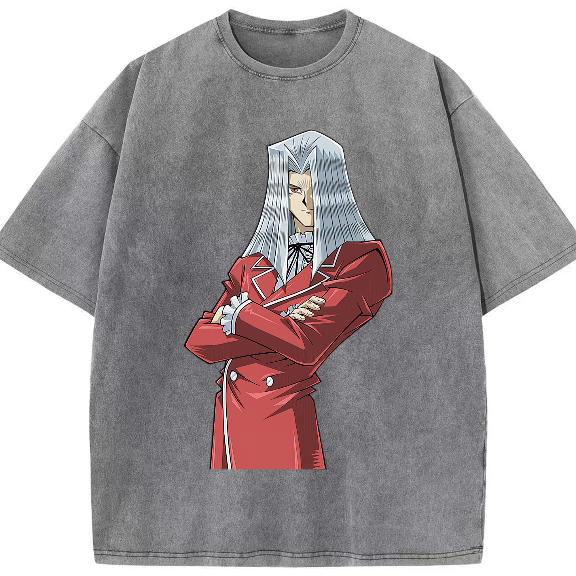 （画像用） 遊☆戯☆王 Yu-Gi-Oh! 綿100% ヴィンテージ風 半袖Tシャツ（フロントプリント）