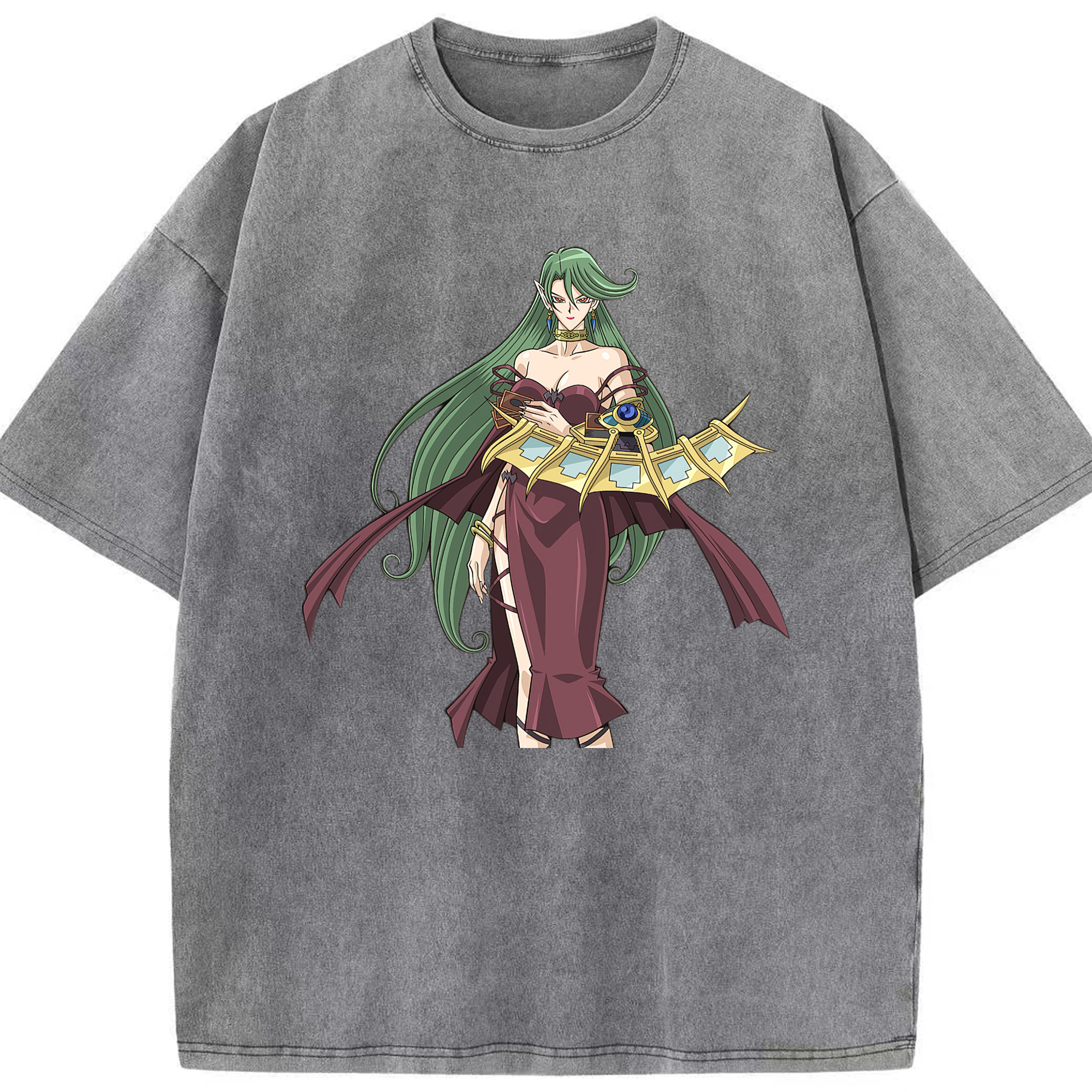 （画像用） 遊☆戯☆王 Yu-Gi-Oh! 綿100% ヴィンテージ風 半袖Tシャツ（フロントプリント）