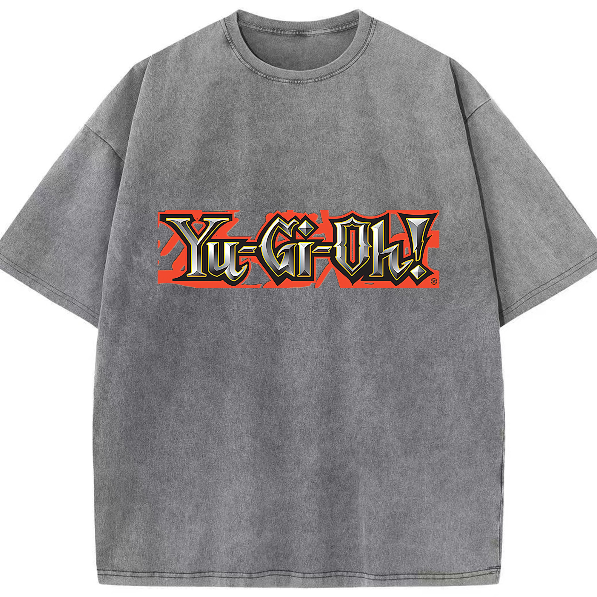 （画像用） 遊☆戯☆王 Yu-Gi-Oh! 綿100% ヴィンテージ風 半袖Tシャツ（フロントプリント）