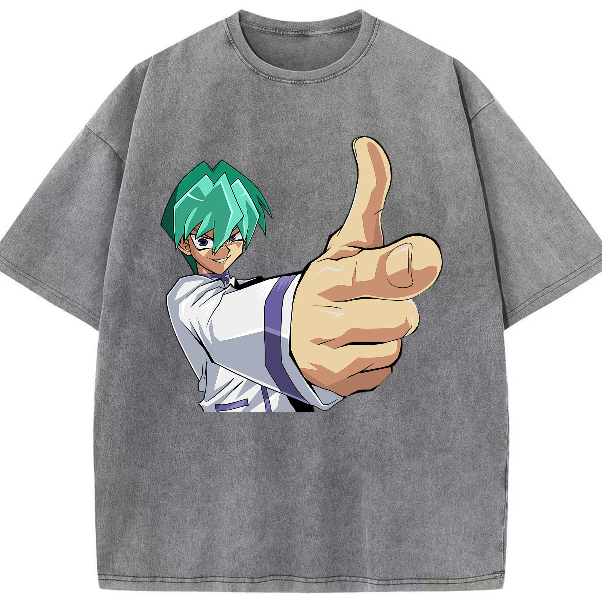 （画像用） 遊☆戯☆王 Yu-Gi-Oh! 綿100% ヴィンテージ風 半袖Tシャツ（フロントプリント）